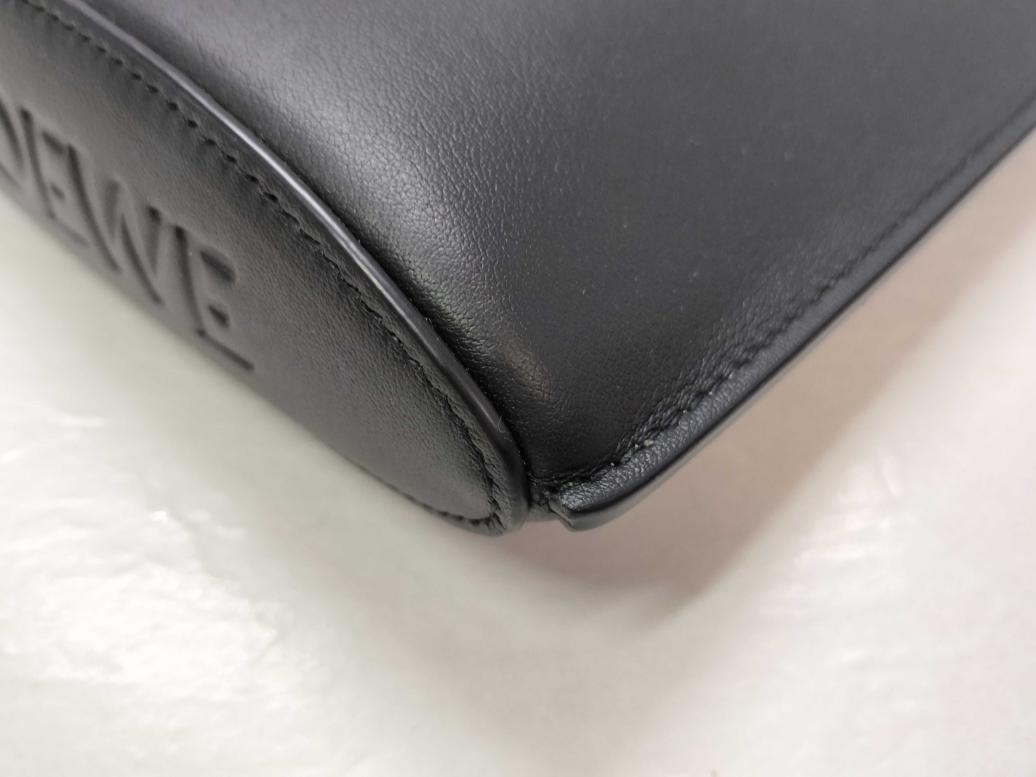 Dice Pocket Leather Shoulder Bag Black Shoulder Bag — view 6