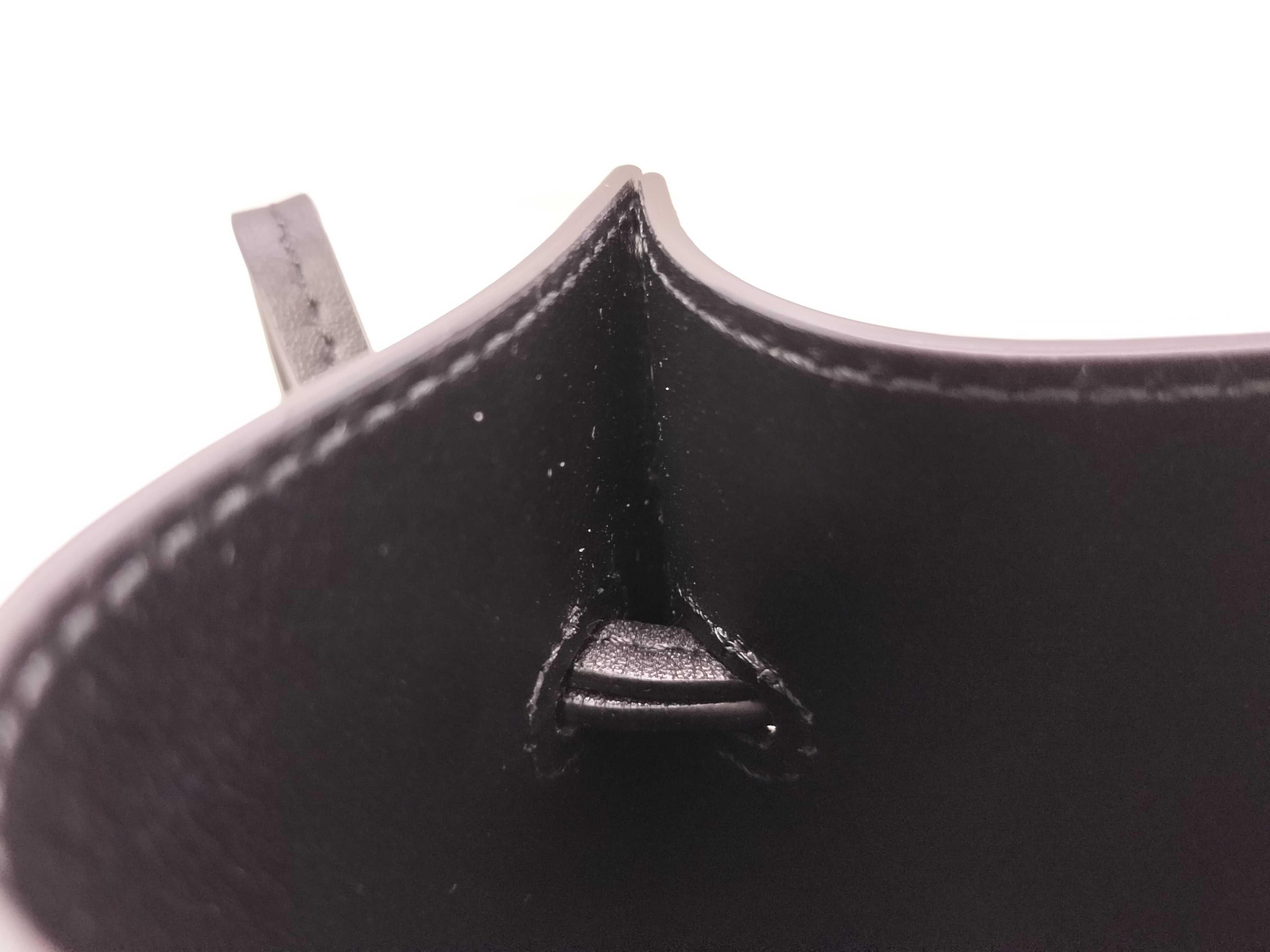 Dice Pocket Leather Shoulder Bag Black Shoulder Bag — view 9