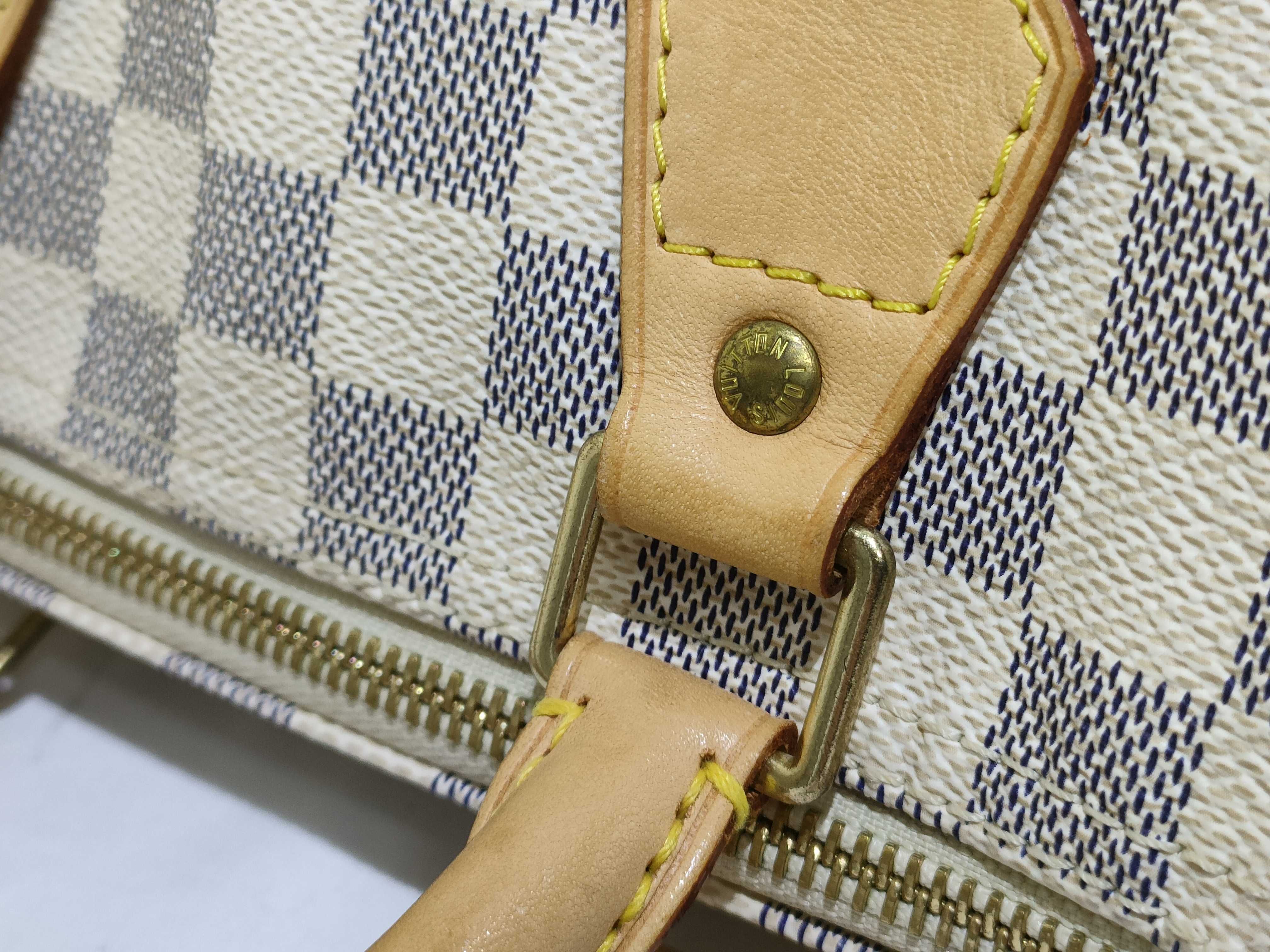 Damier Azur Speedy 25 N41534 SP1027 Handbag — view 5