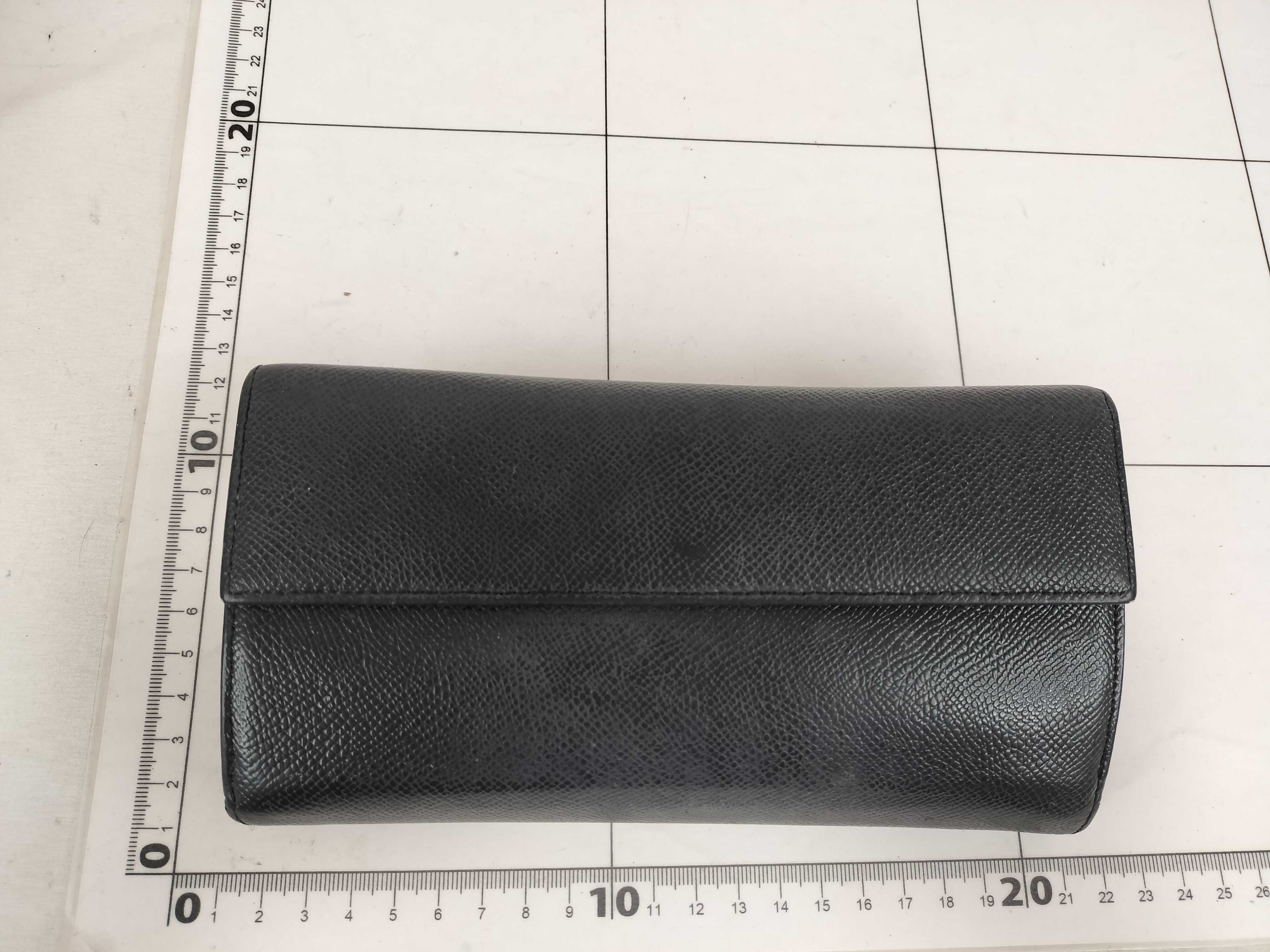Leather Tri-fold Long Wallet — view 2