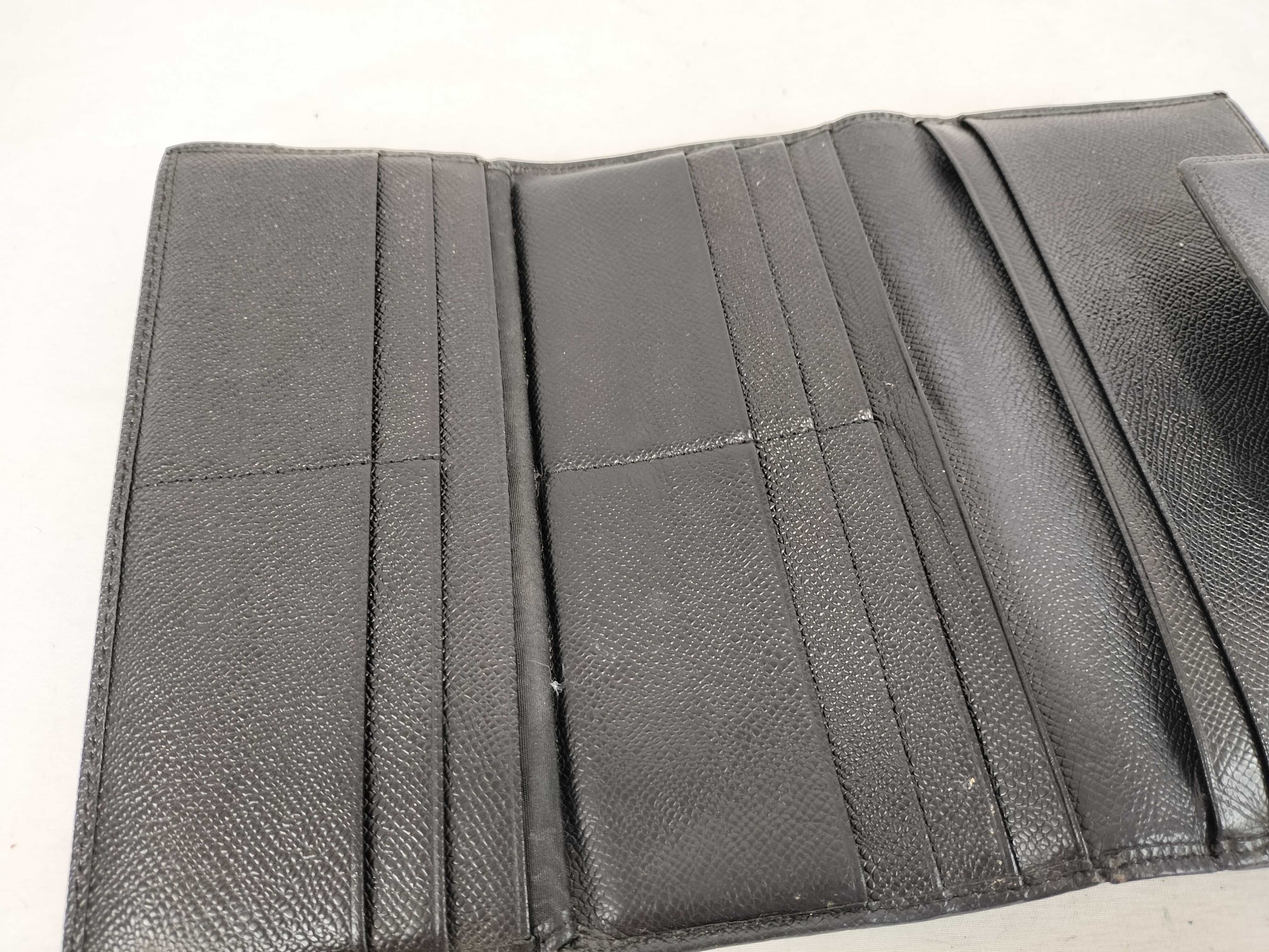 Leather Tri-fold Long Wallet — view 11