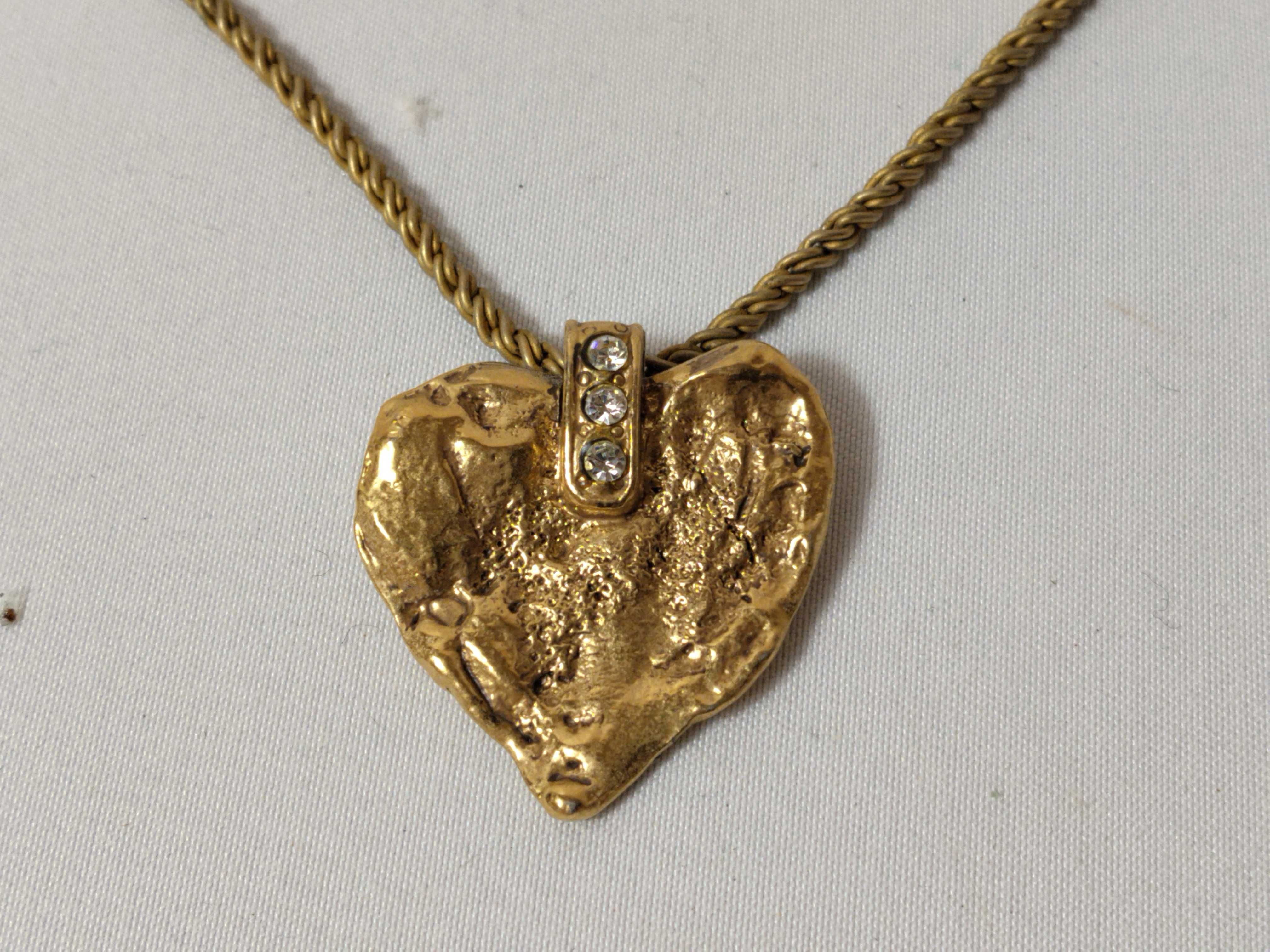 Heart Rhinestone Necklace