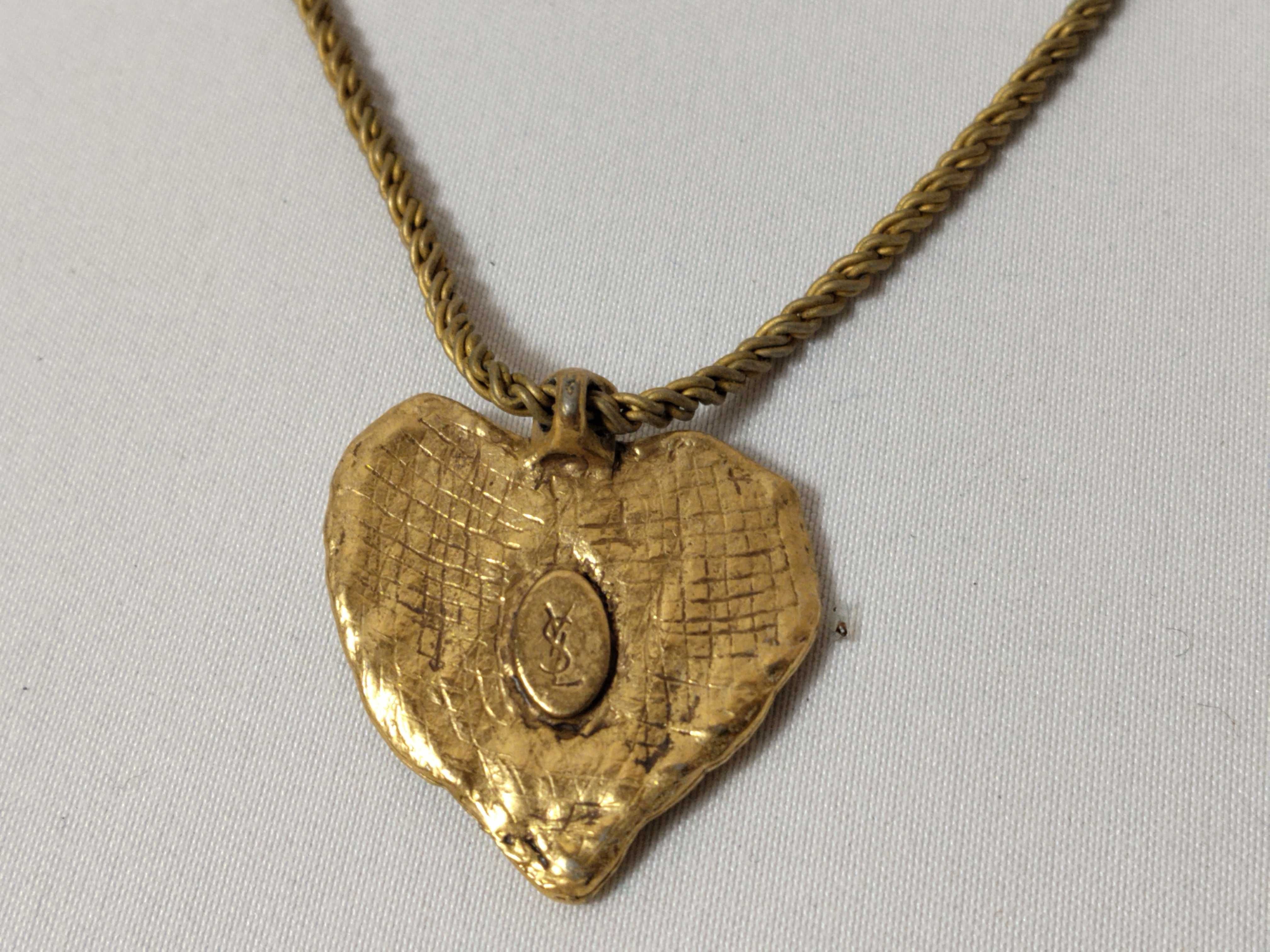 Heart Rhinestone Necklace — view 2