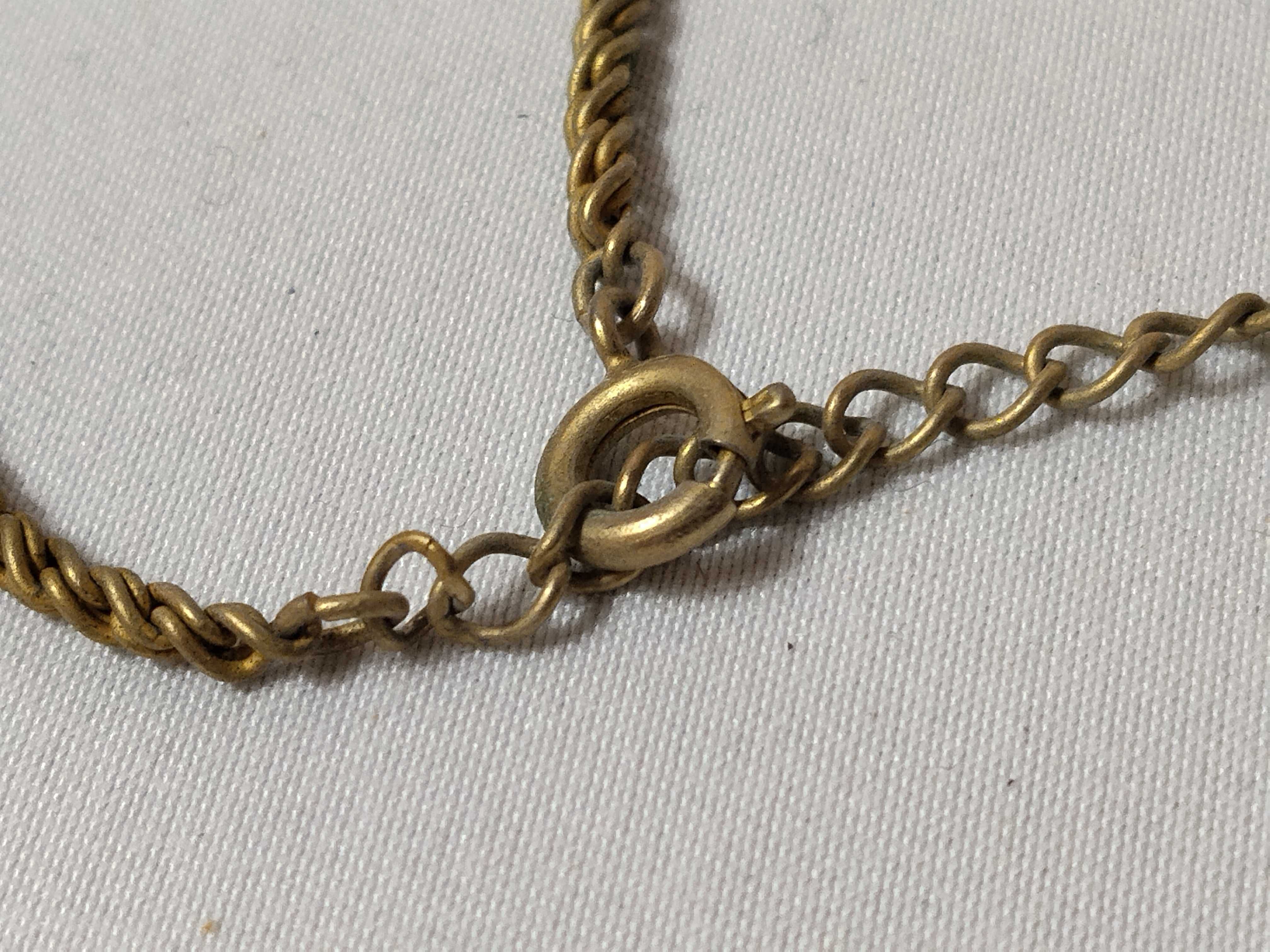 Heart Rhinestone Necklace — view 4