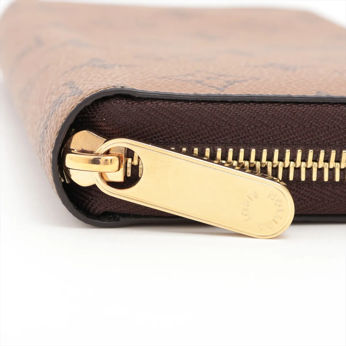 Monogram Reverse Zippy Wallet M82444 Brown Round Zip Wallet (RFID detected) — view 13