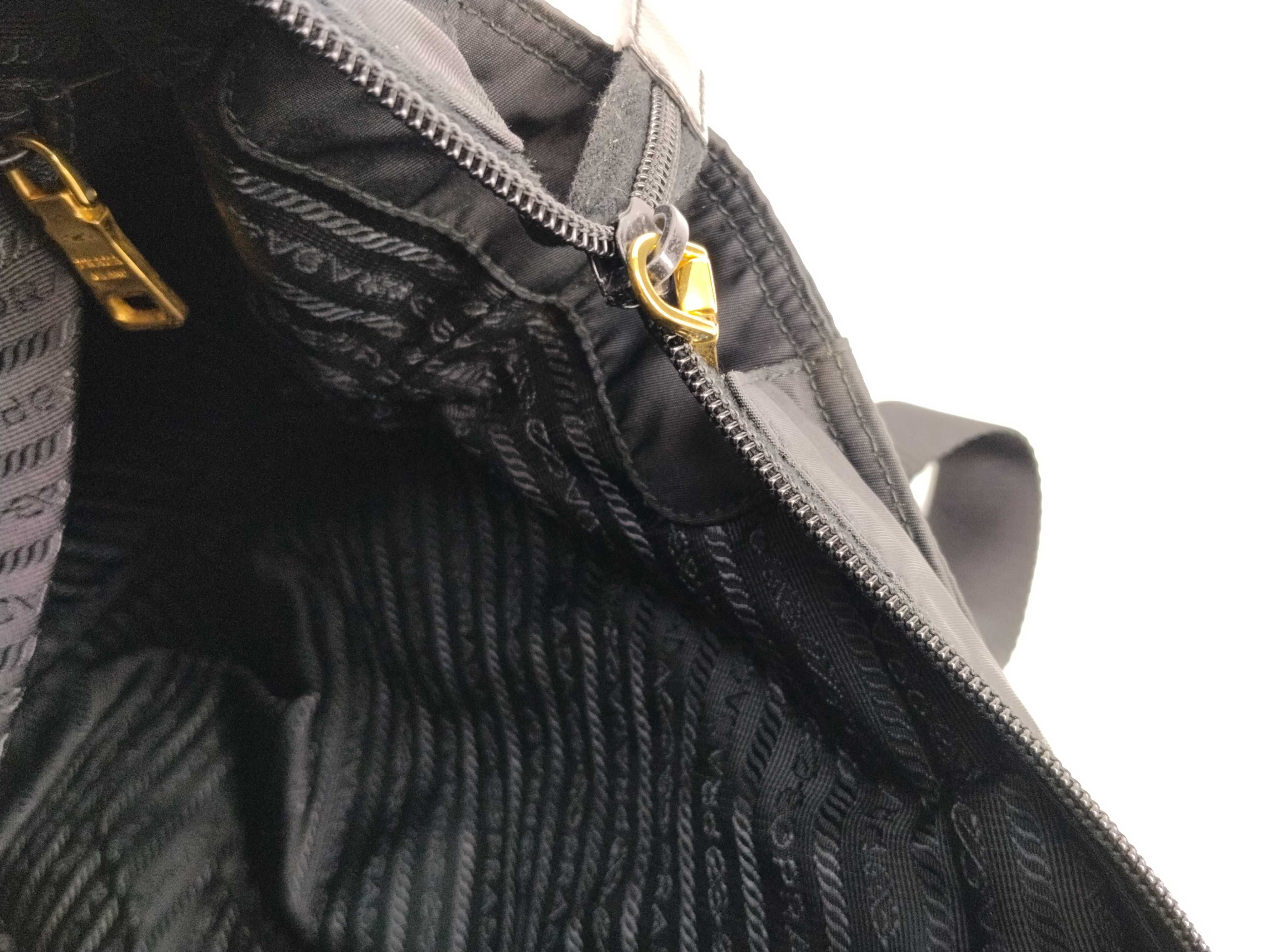 Nylon Prada Saffiano Combination 2-Way Tote Bag — view 11