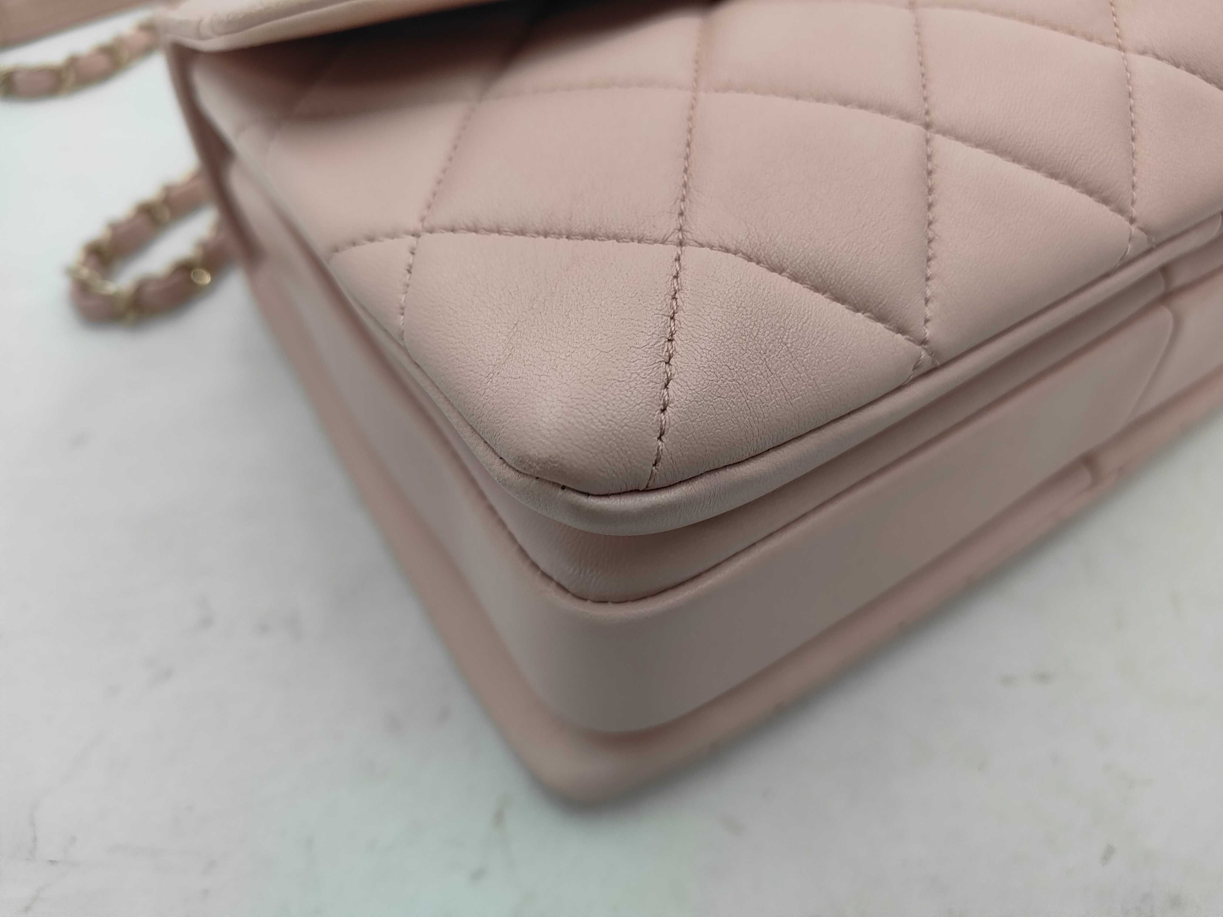 Top Handle Chain Shoulder Bag, Pink, NAJ5J343 — view 6