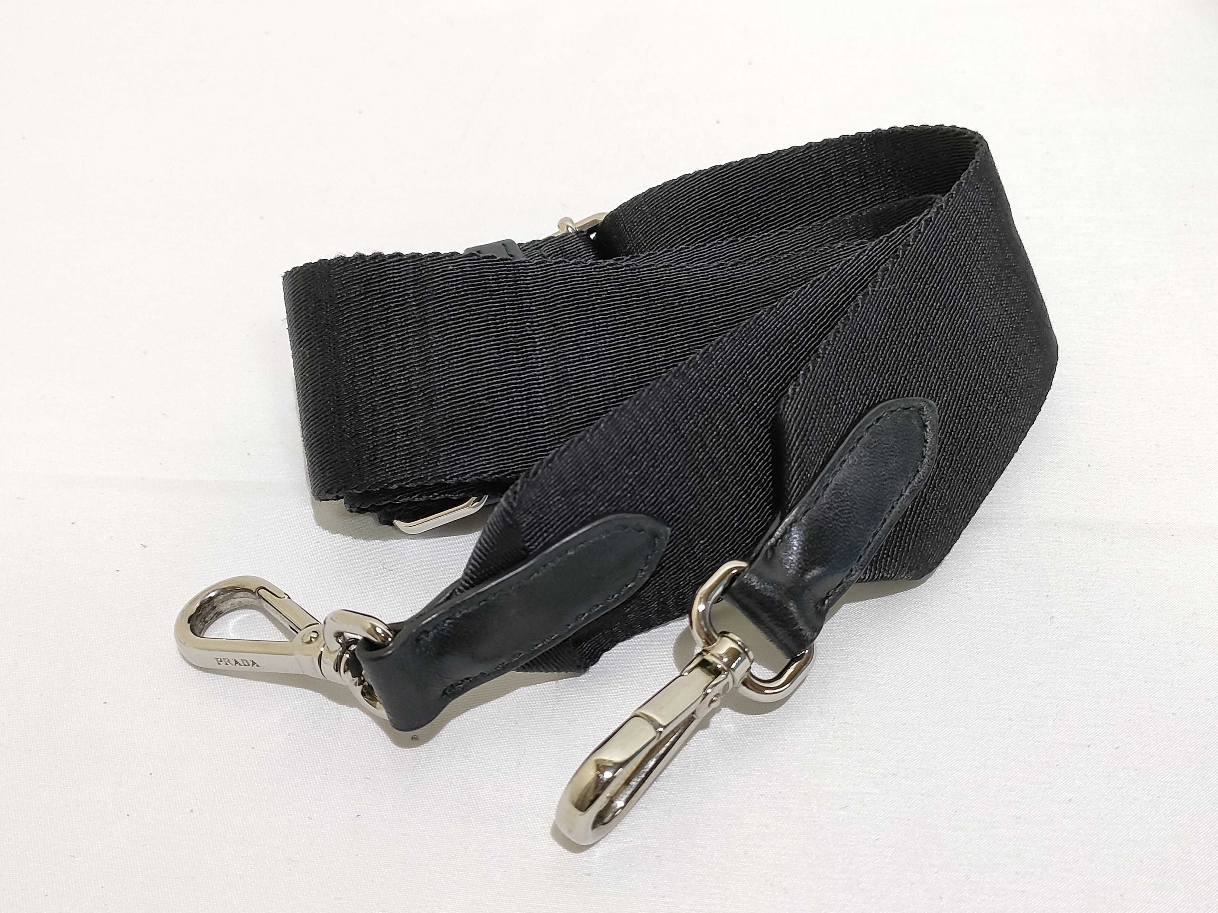 Nylon Prada Tessuto Quilted Nylon x Leather 2-Way Handbag Black Handbag — view 15