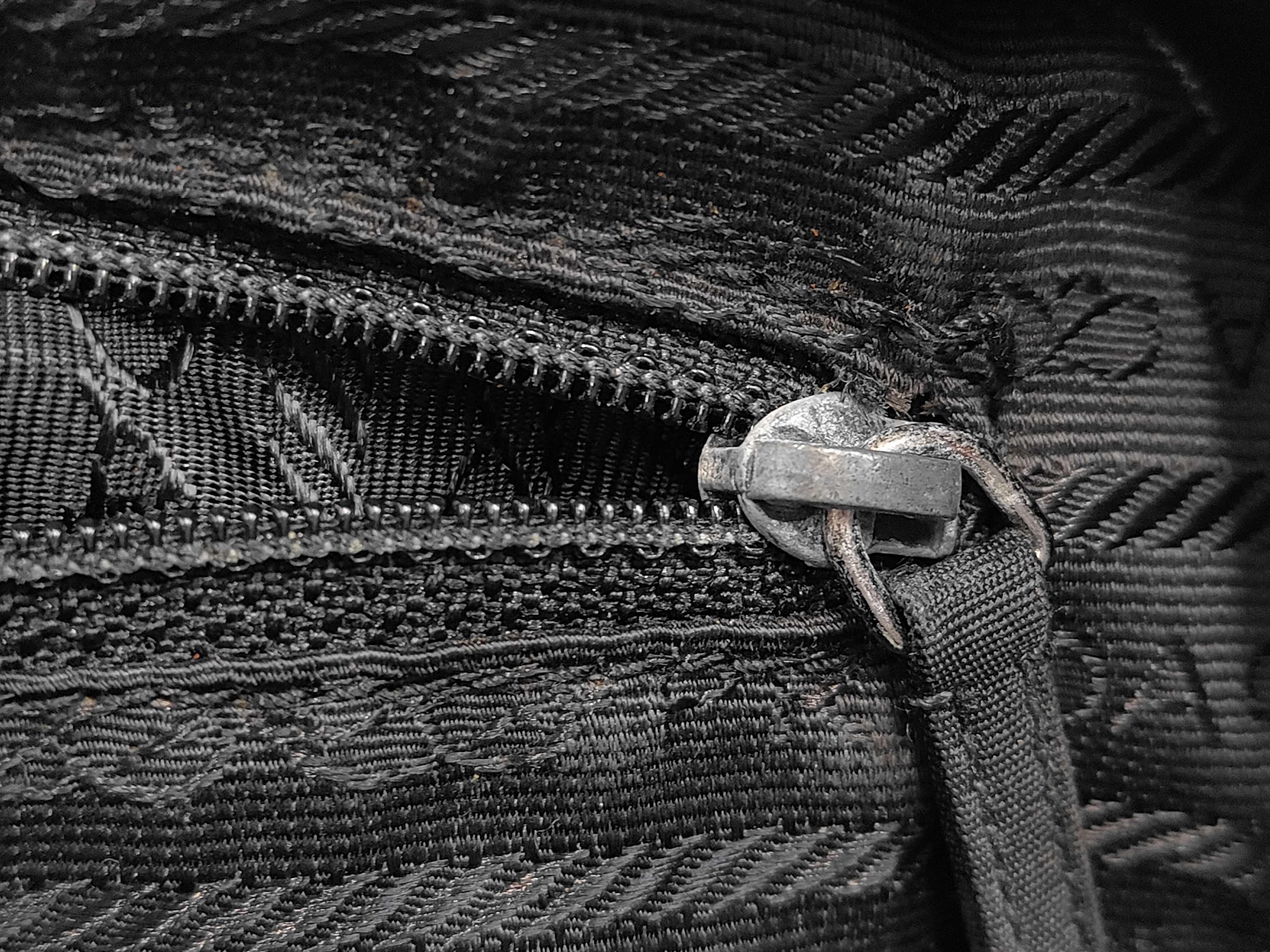 Nylon Backpack, Black, Triangle Plate, BZ0001 51 — view 10
