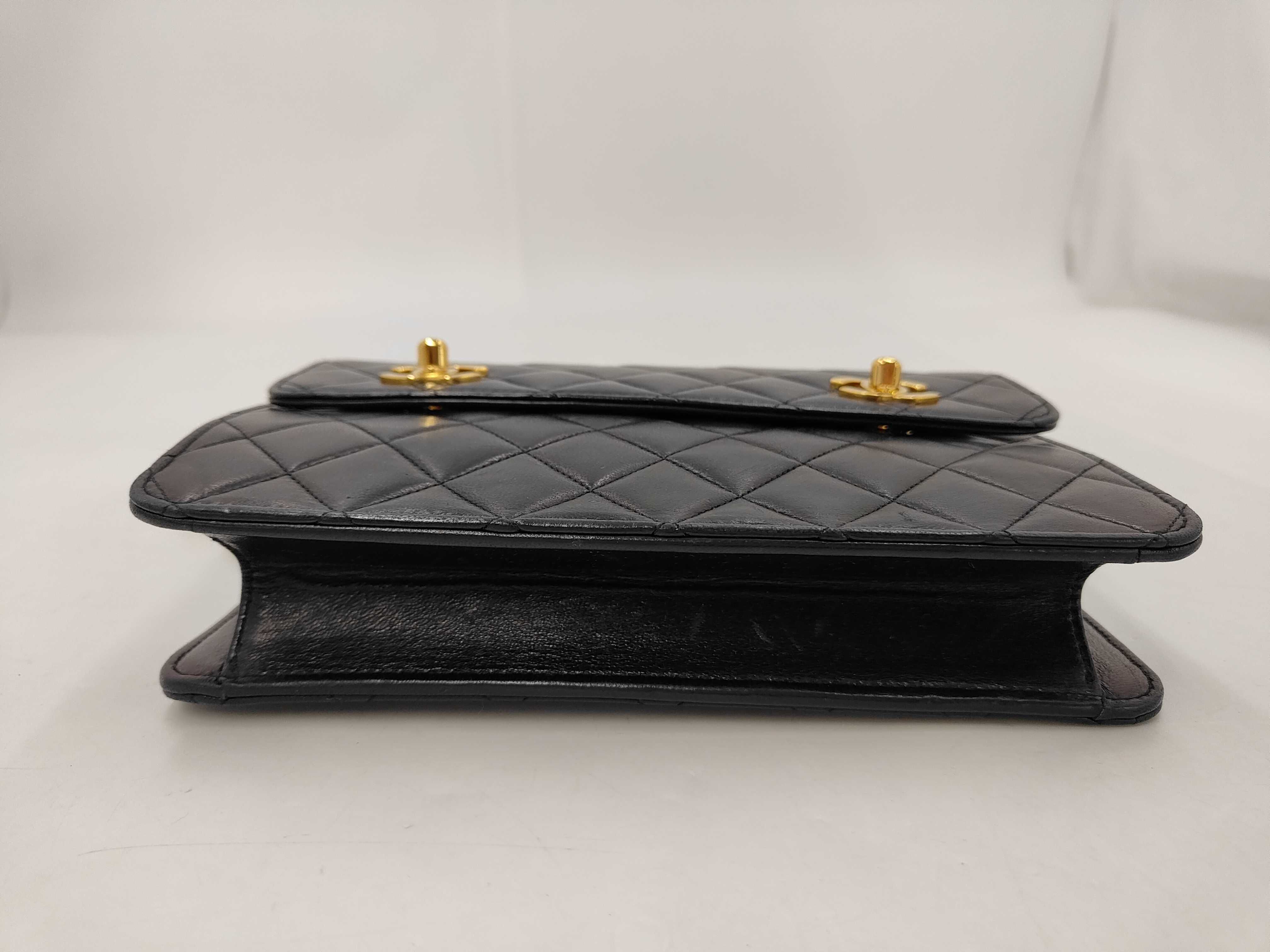 Lambskin Matelassé Double Turnlock 2-Way Shoulder Bag — view 3