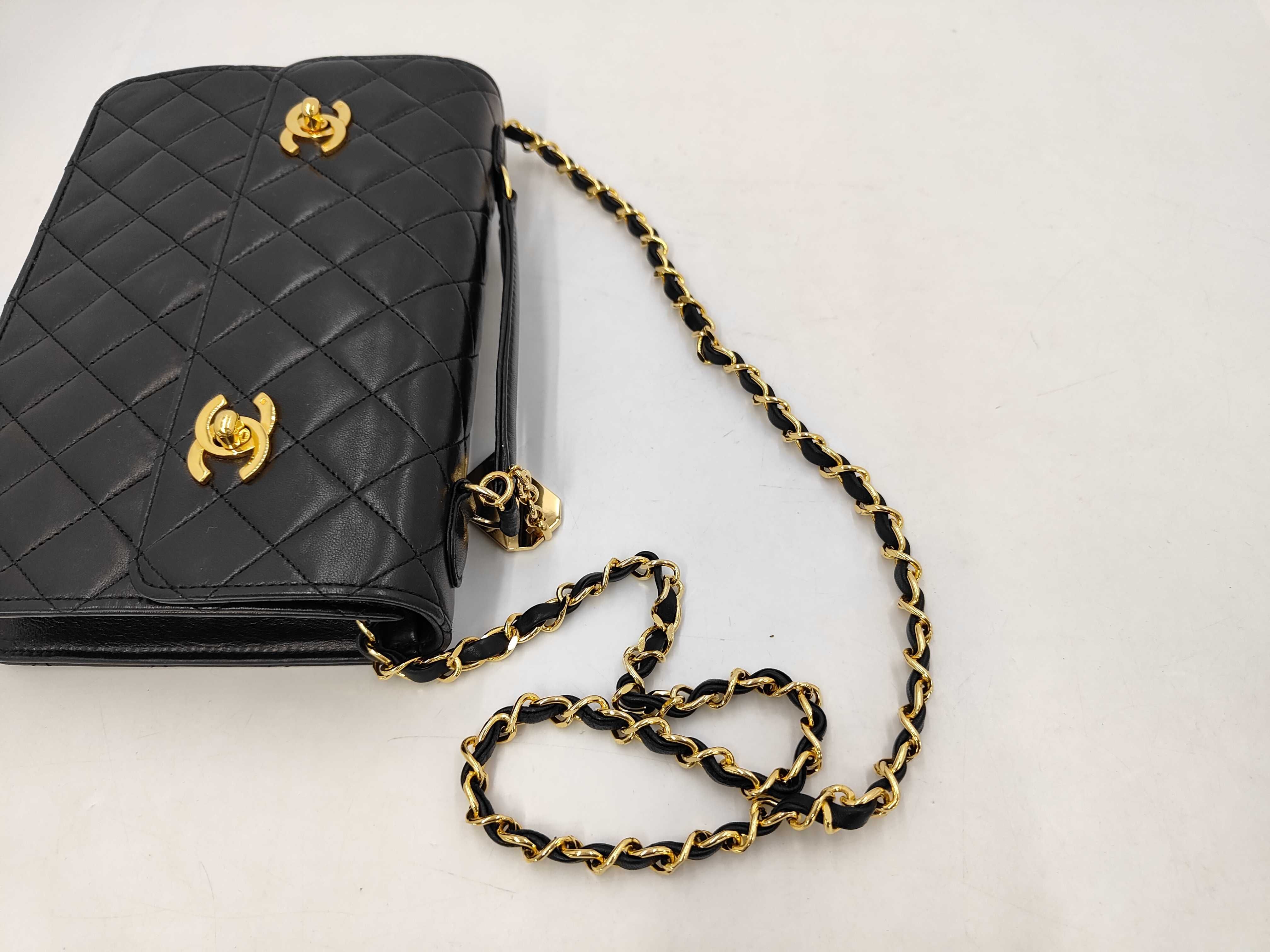 Lambskin Matelassé Double Turnlock 2-Way Shoulder Bag — view 5