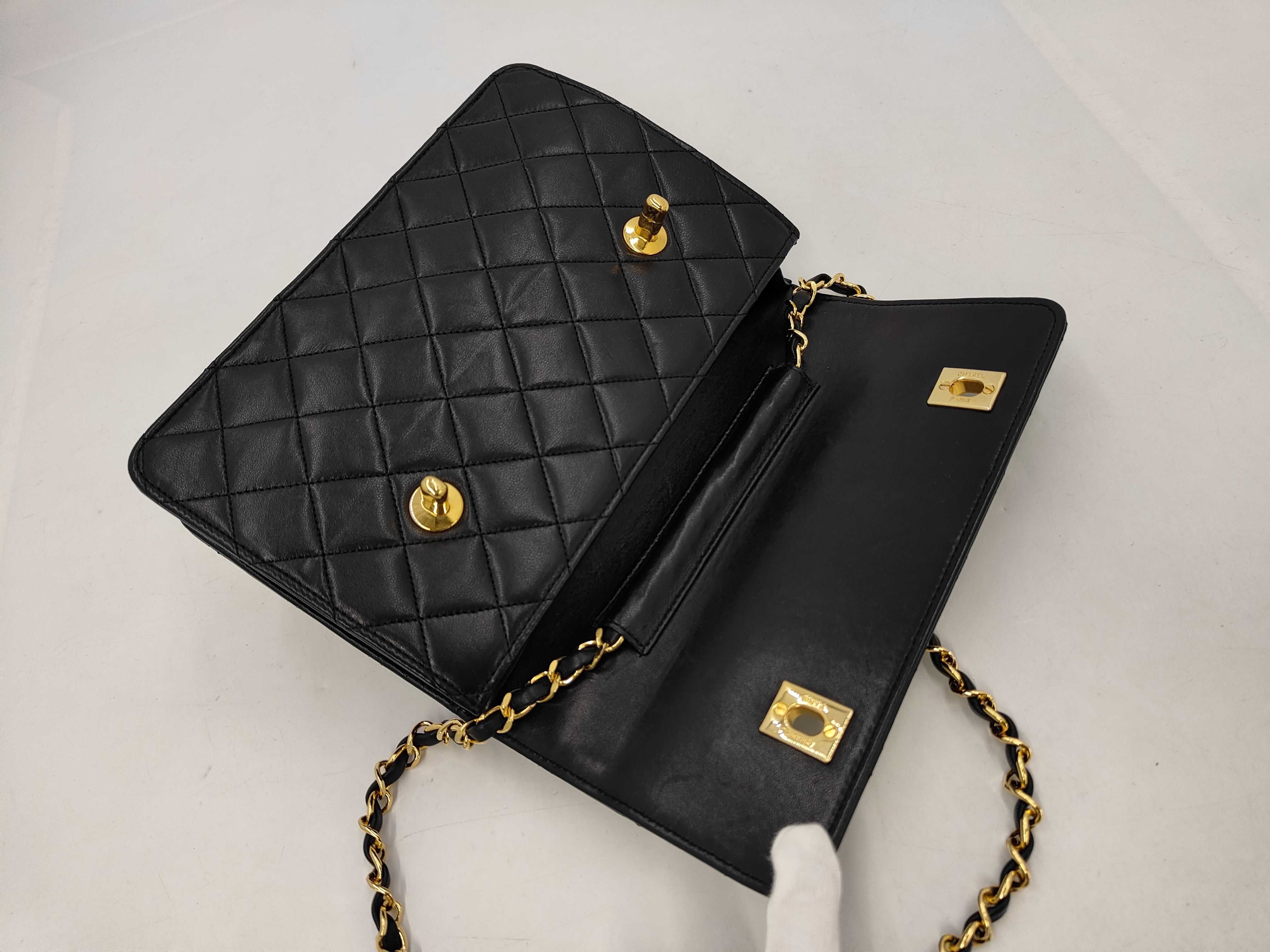 Lambskin Matelassé Double Turnlock 2-Way Shoulder Bag — view 7