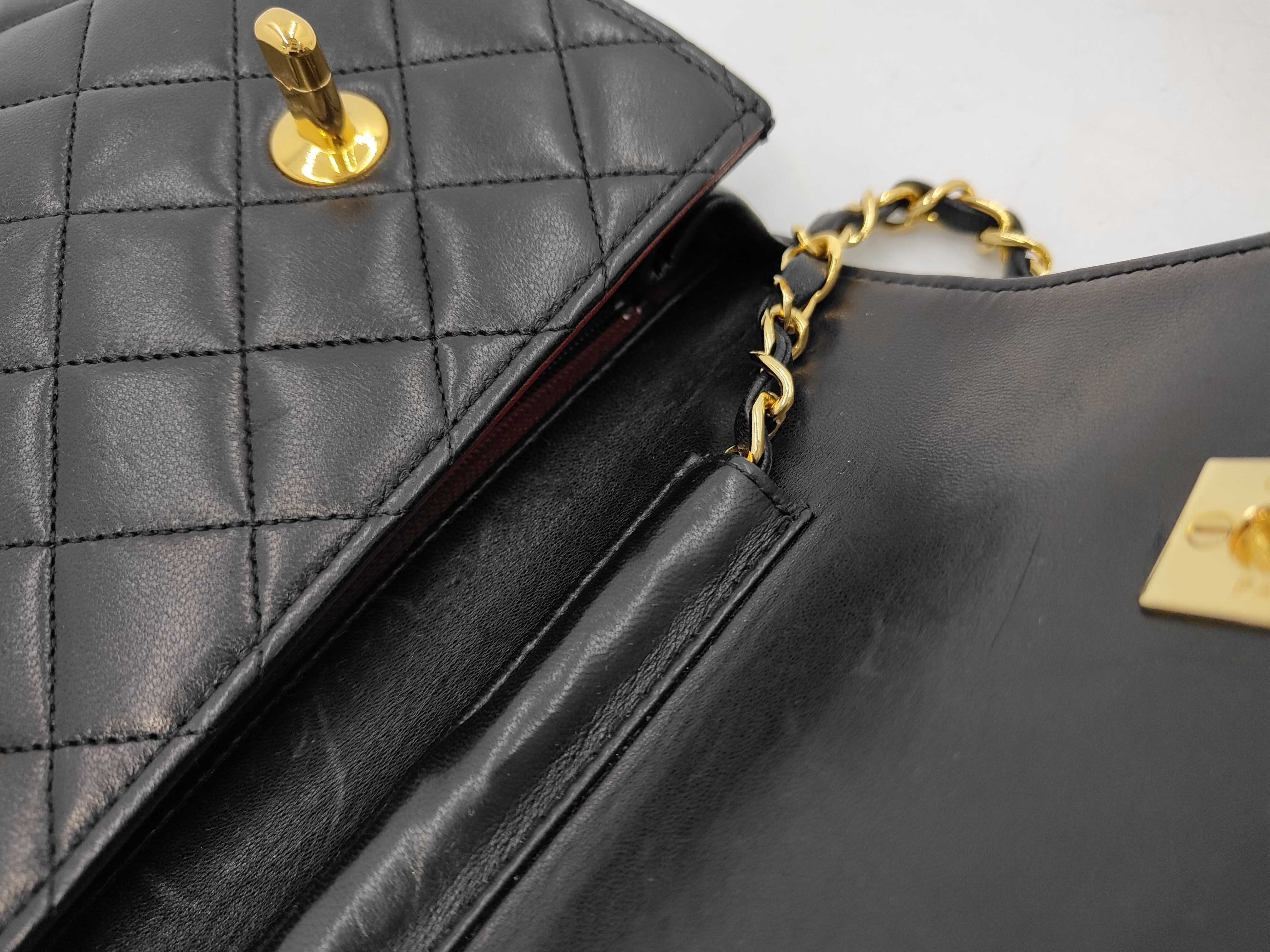 Lambskin Matelassé Double Turnlock 2-Way Shoulder Bag — view 8