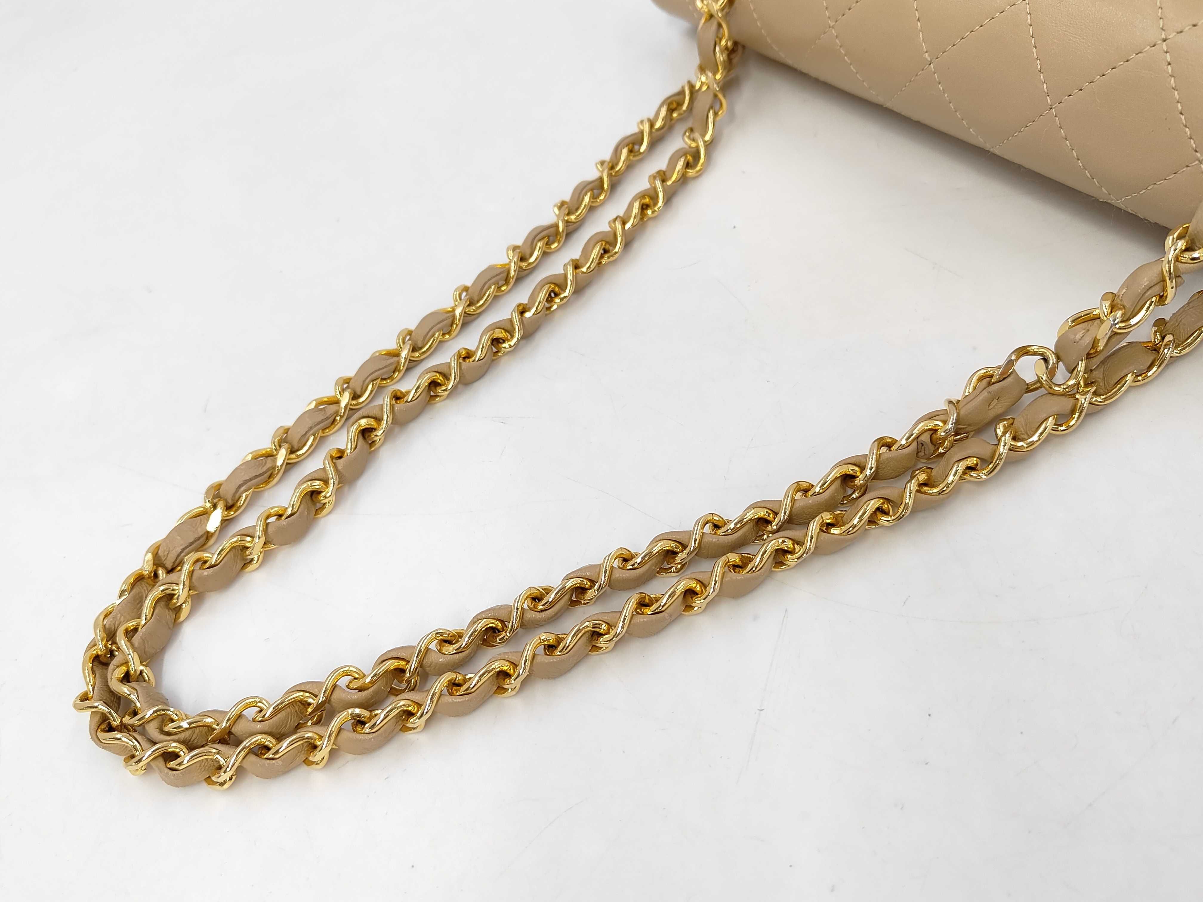 Matelassé 23 Lambskin Double Flap Double Chain Shoulder Bag — view 3