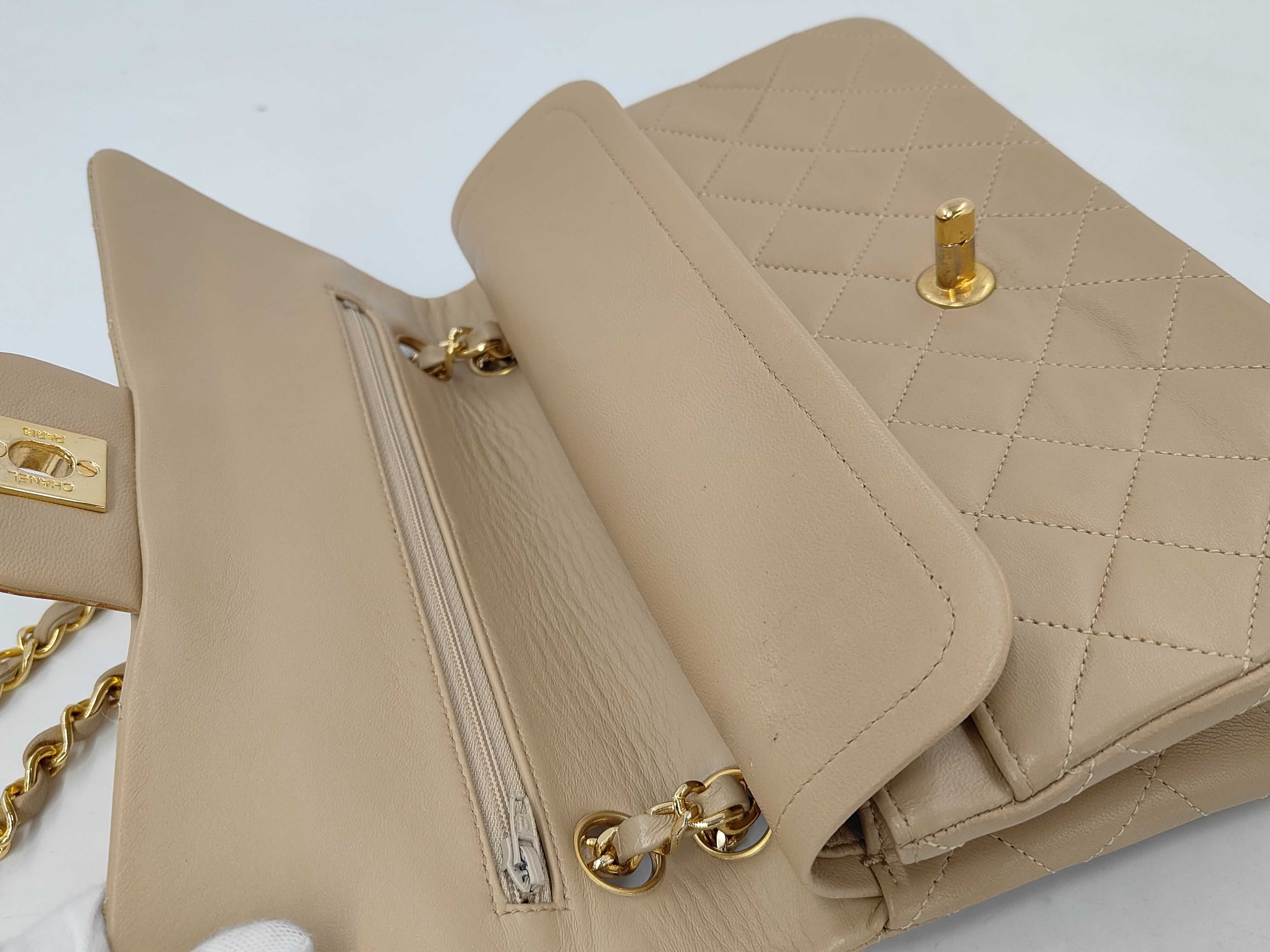 Matelassé 23 Lambskin Double Flap Double Chain Shoulder Bag — view 6