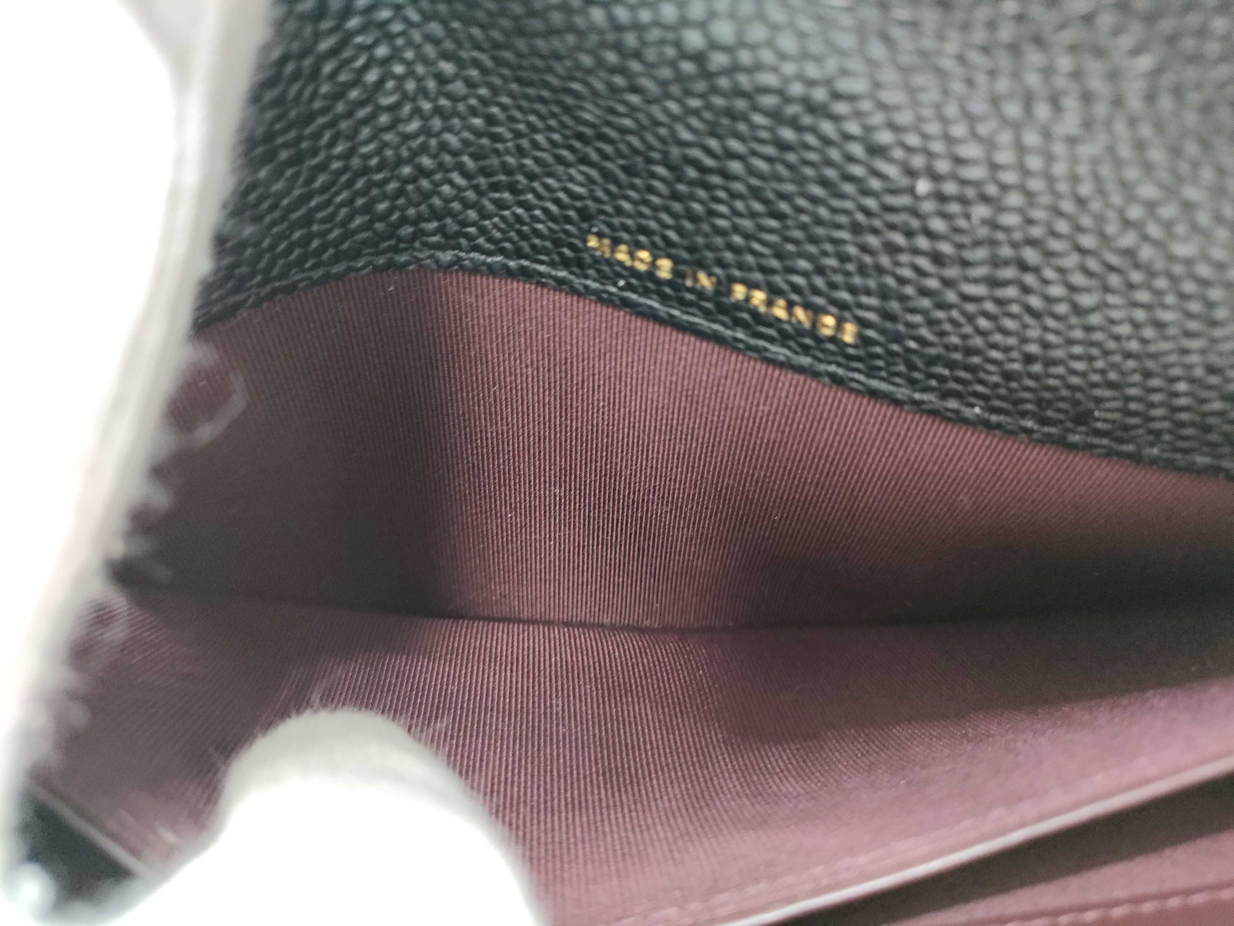 Caviar Skin Coco Mark Matelassé Long Wallet — view 11
