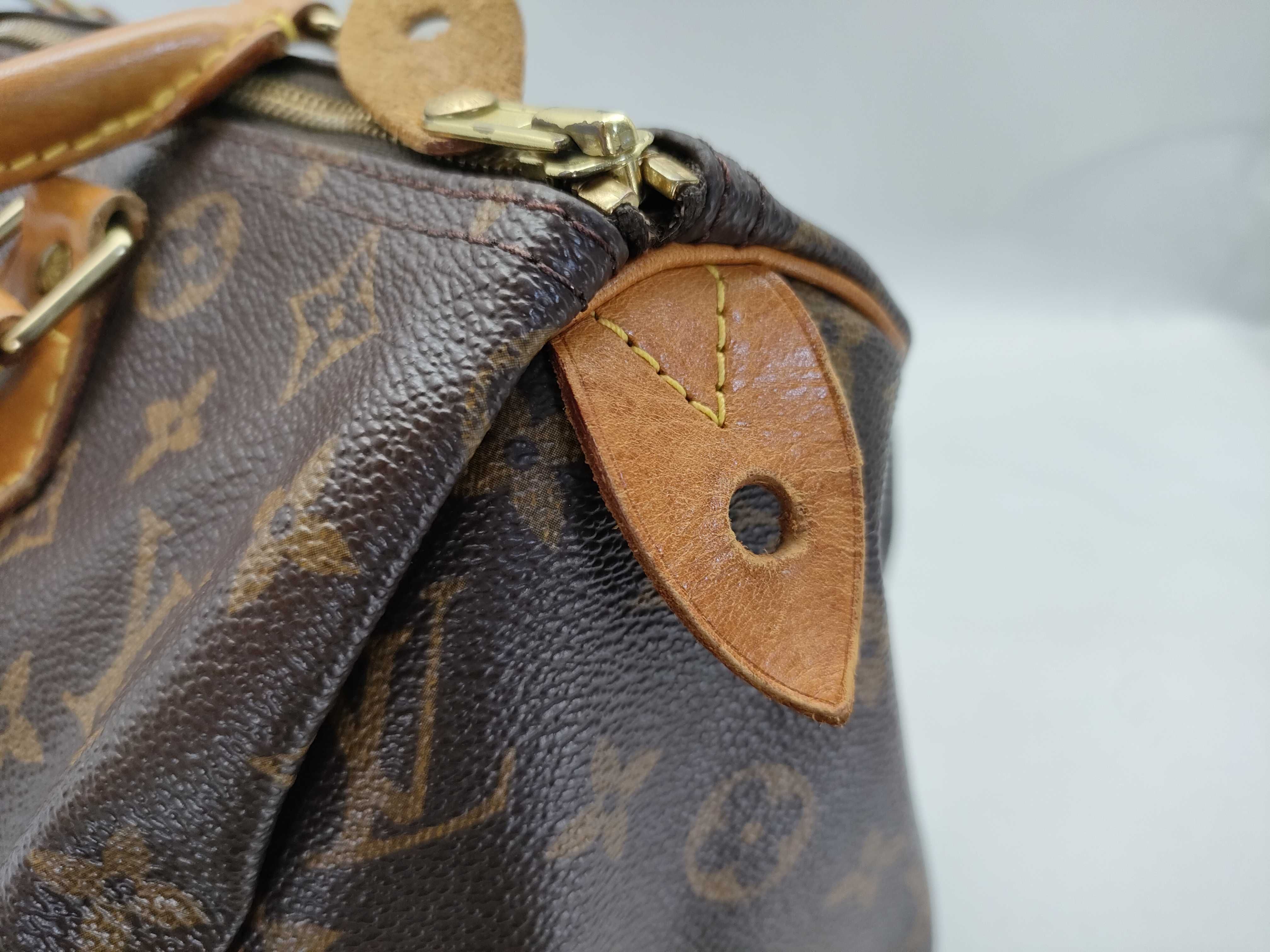 Monogram LV Speedy 30 Monogram M41526 SD1000 Brown Boston Bag — view 11