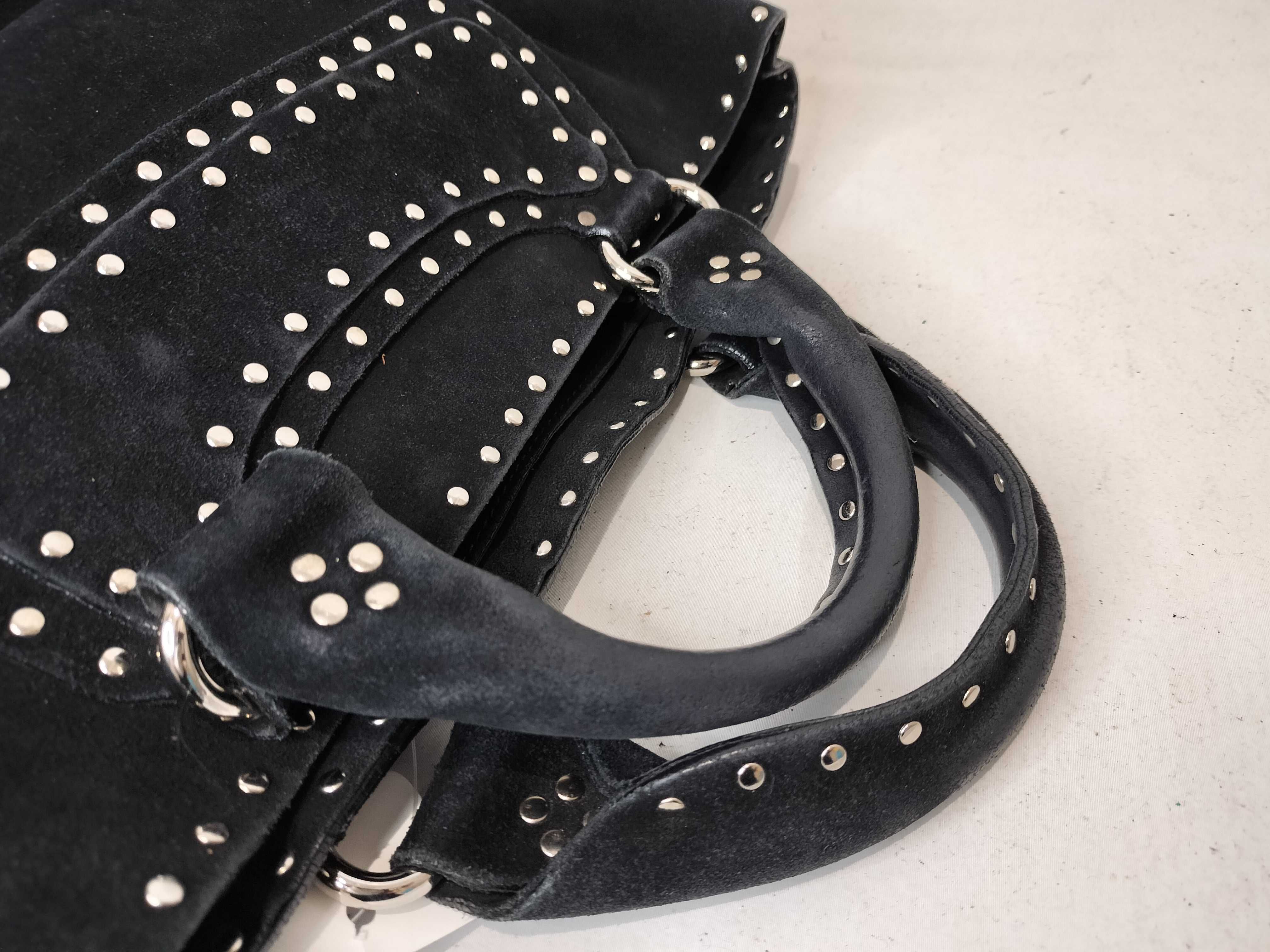 Studded Suede Handbag — view 3