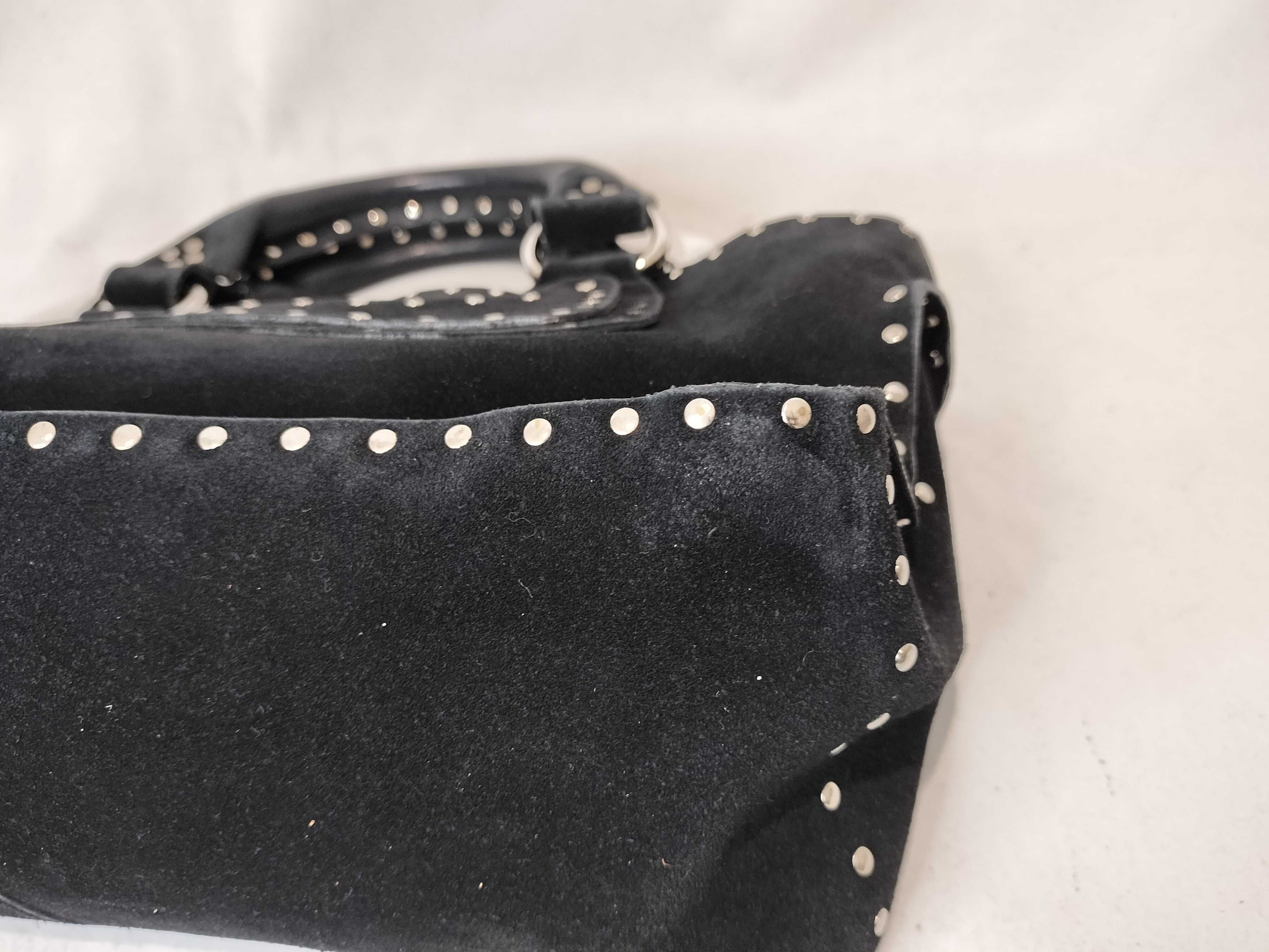 Studded Suede Handbag — view 6