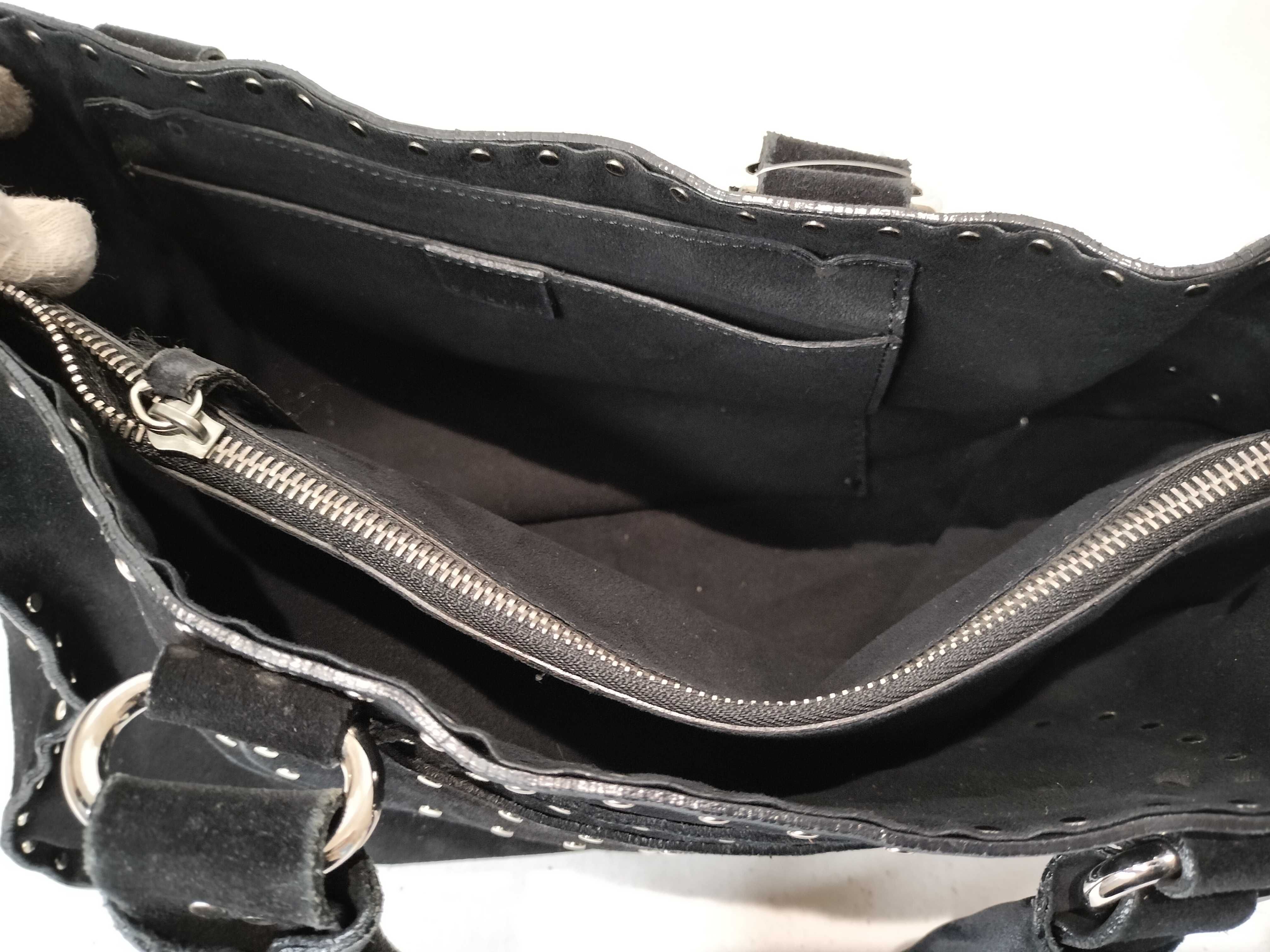 Studded Suede Handbag — view 8