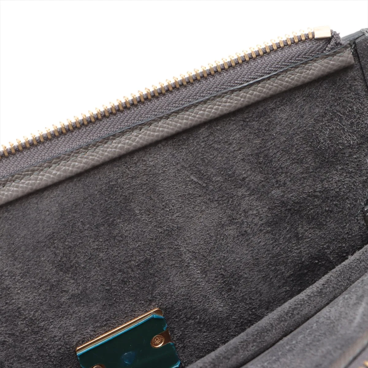 Belt Bag Micro Leather 2WAY Handbag Gray — view 13