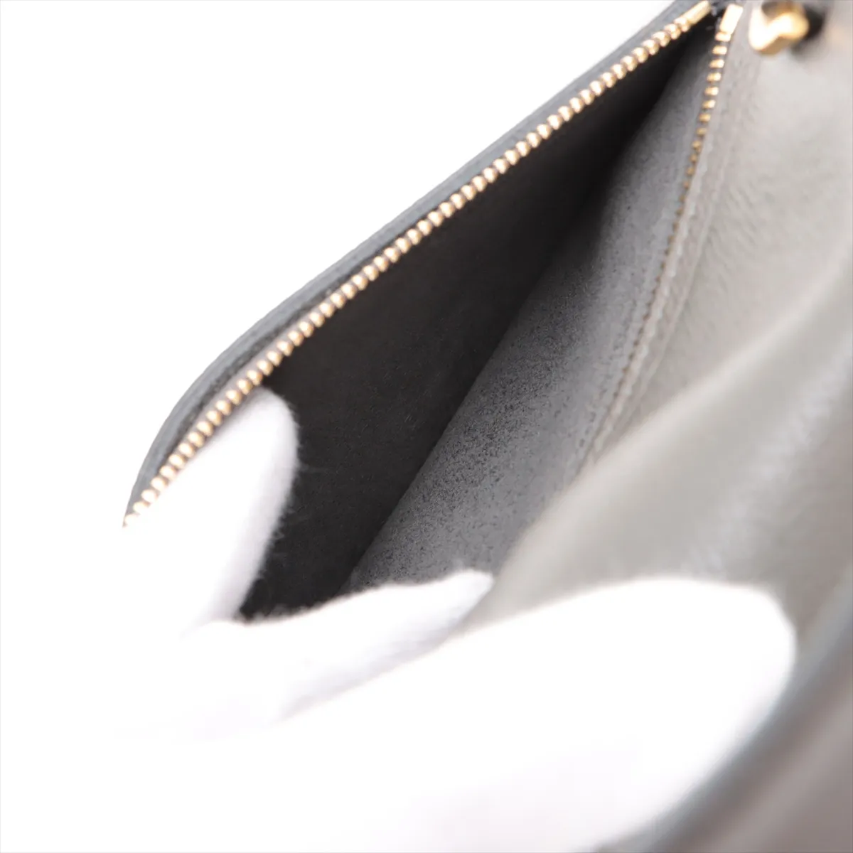 Belt Bag Micro Leather 2WAY Handbag Gray — view 10