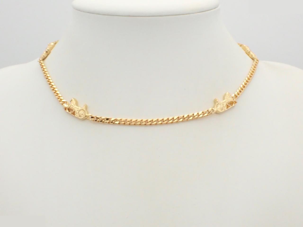 Other line: Precious metal necklaces and pendants, neck circumference approximately 40cm. — view 3