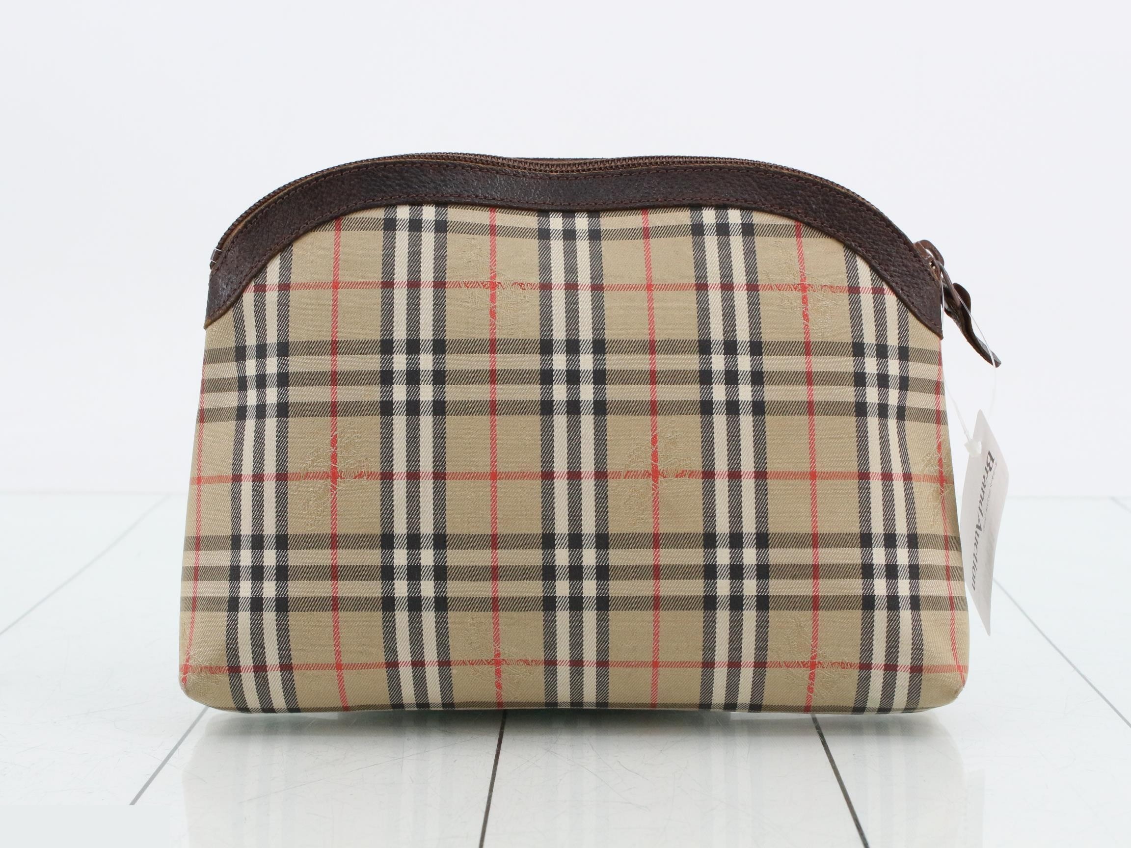 Nova Check pouch, Burberrys, brown — view 2
