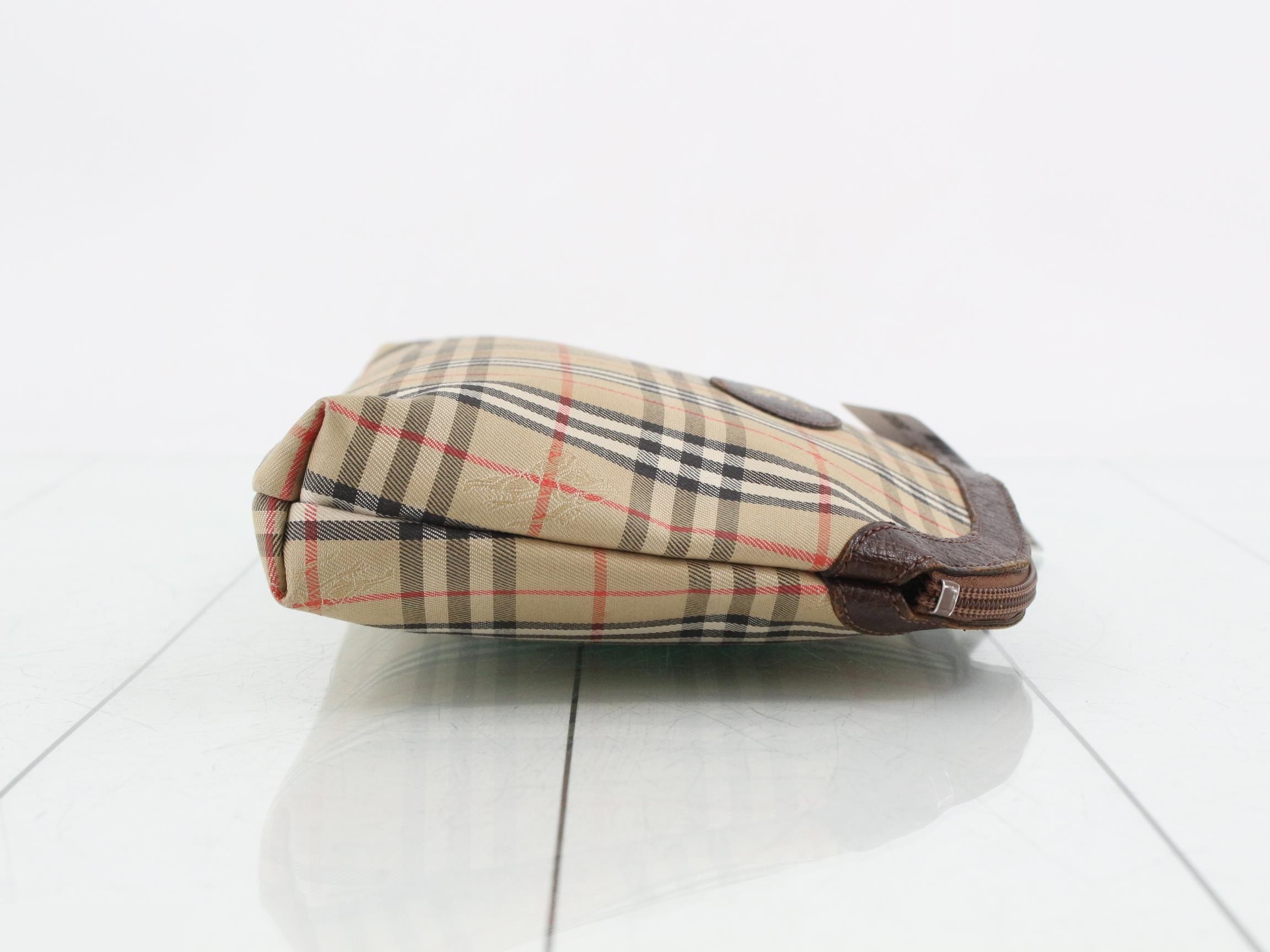 Nova Check pouch, Burberrys, brown — view 3