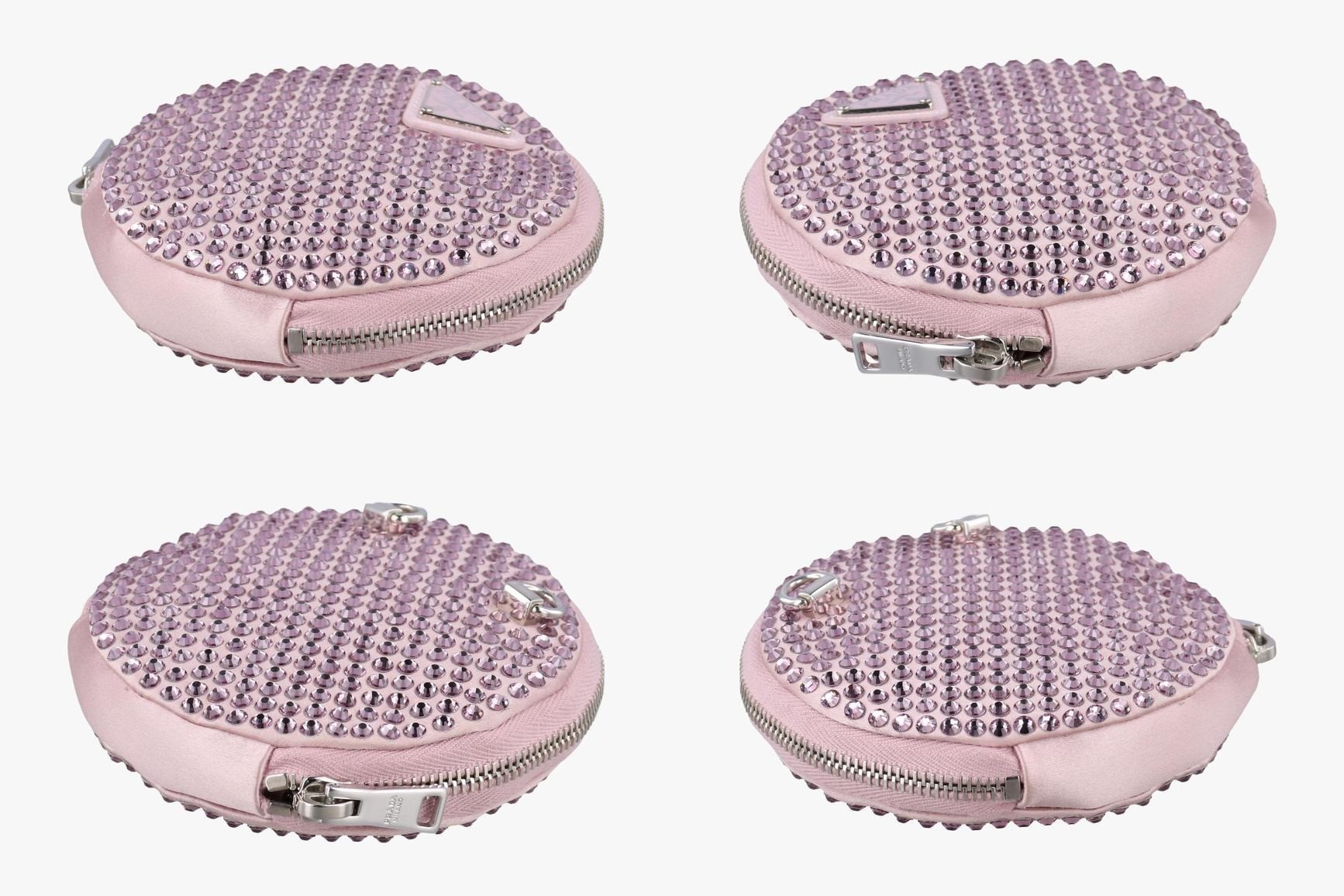 Crystal Round Silk x Rhinestone Pink — view 4
