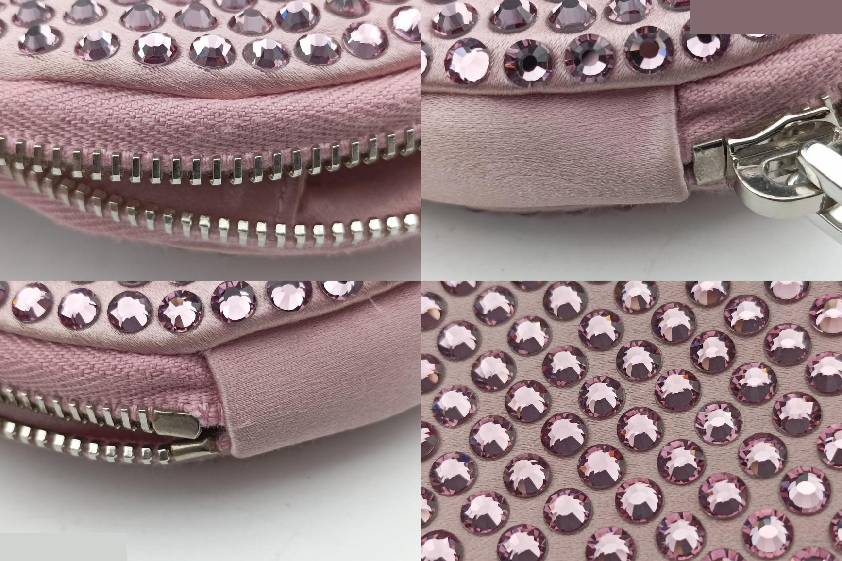 Crystal Round Silk x Rhinestone Pink — view 9