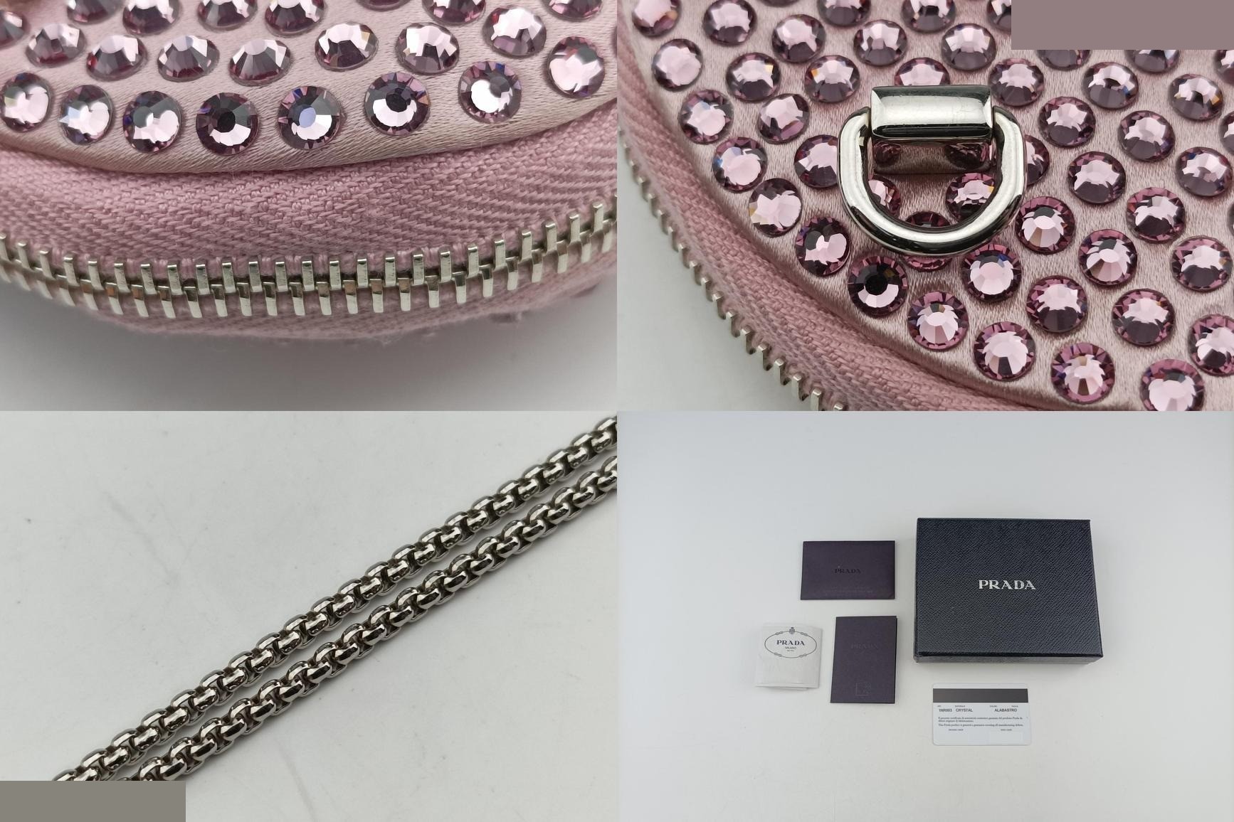 Crystal Round Silk x Rhinestone Pink — view 10