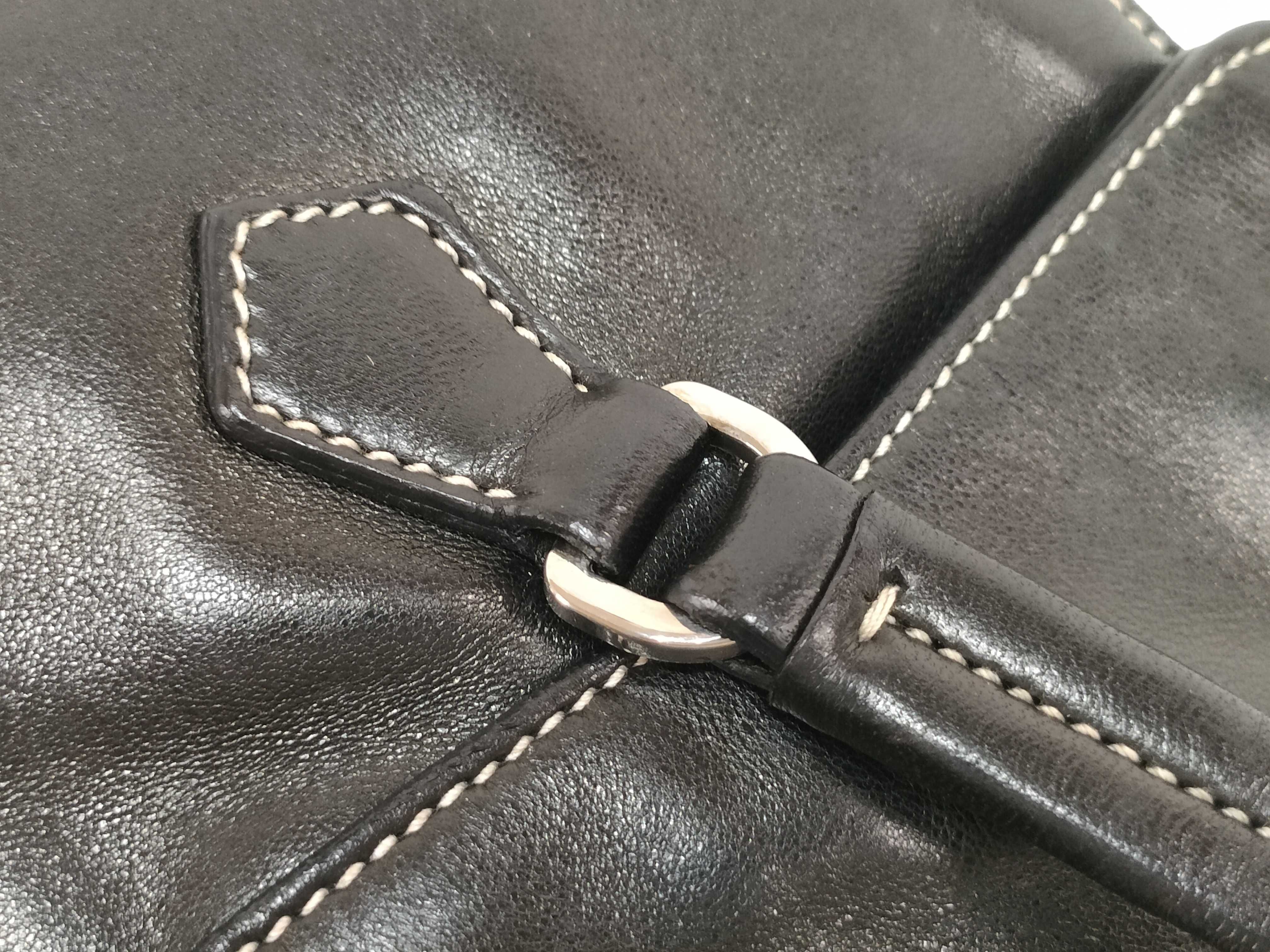Tote Bag, Leather, Side Logo Plate, Handbag — view 5