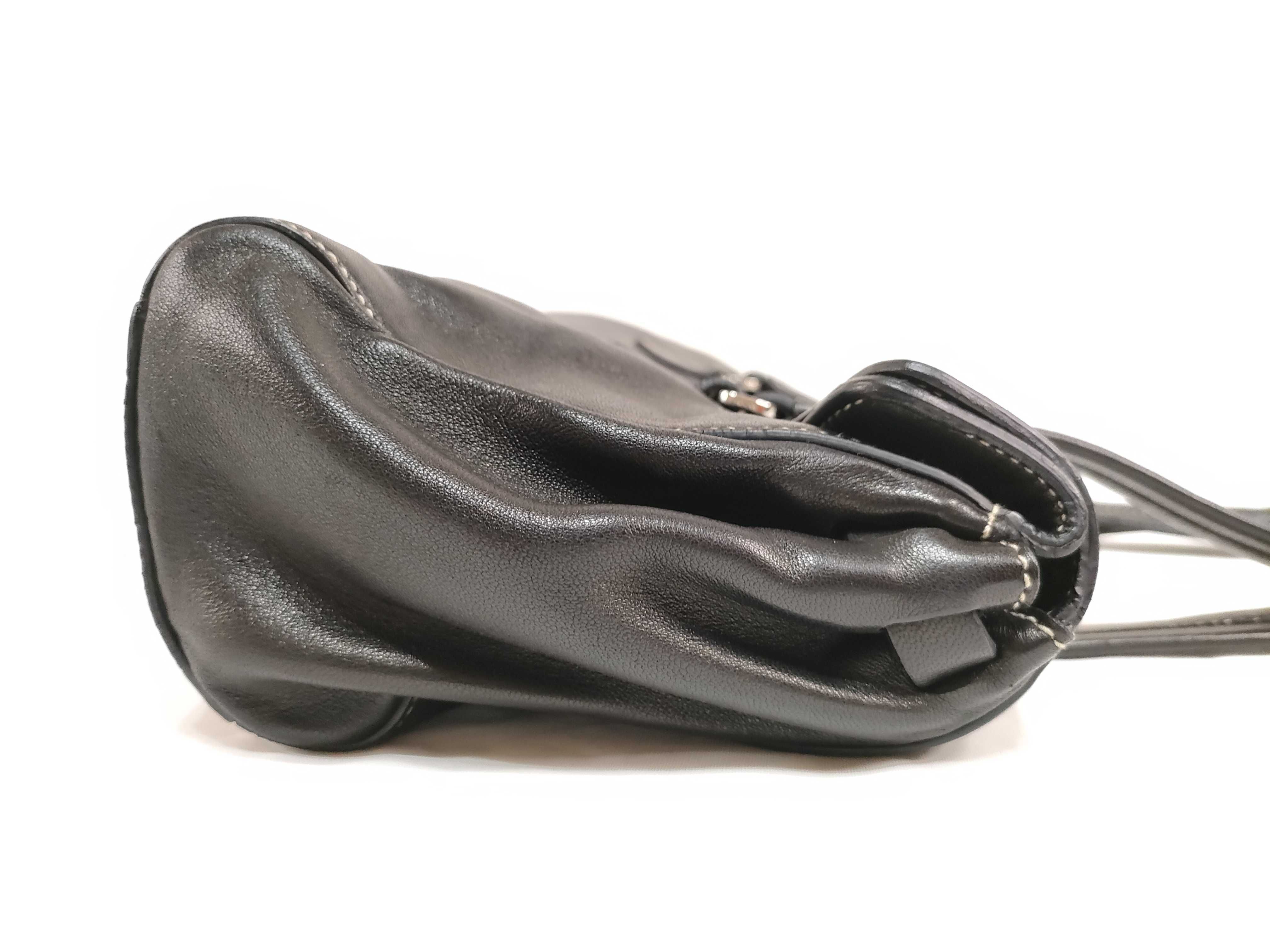 Tote Bag, Leather, Side Logo Plate, Handbag — view 7