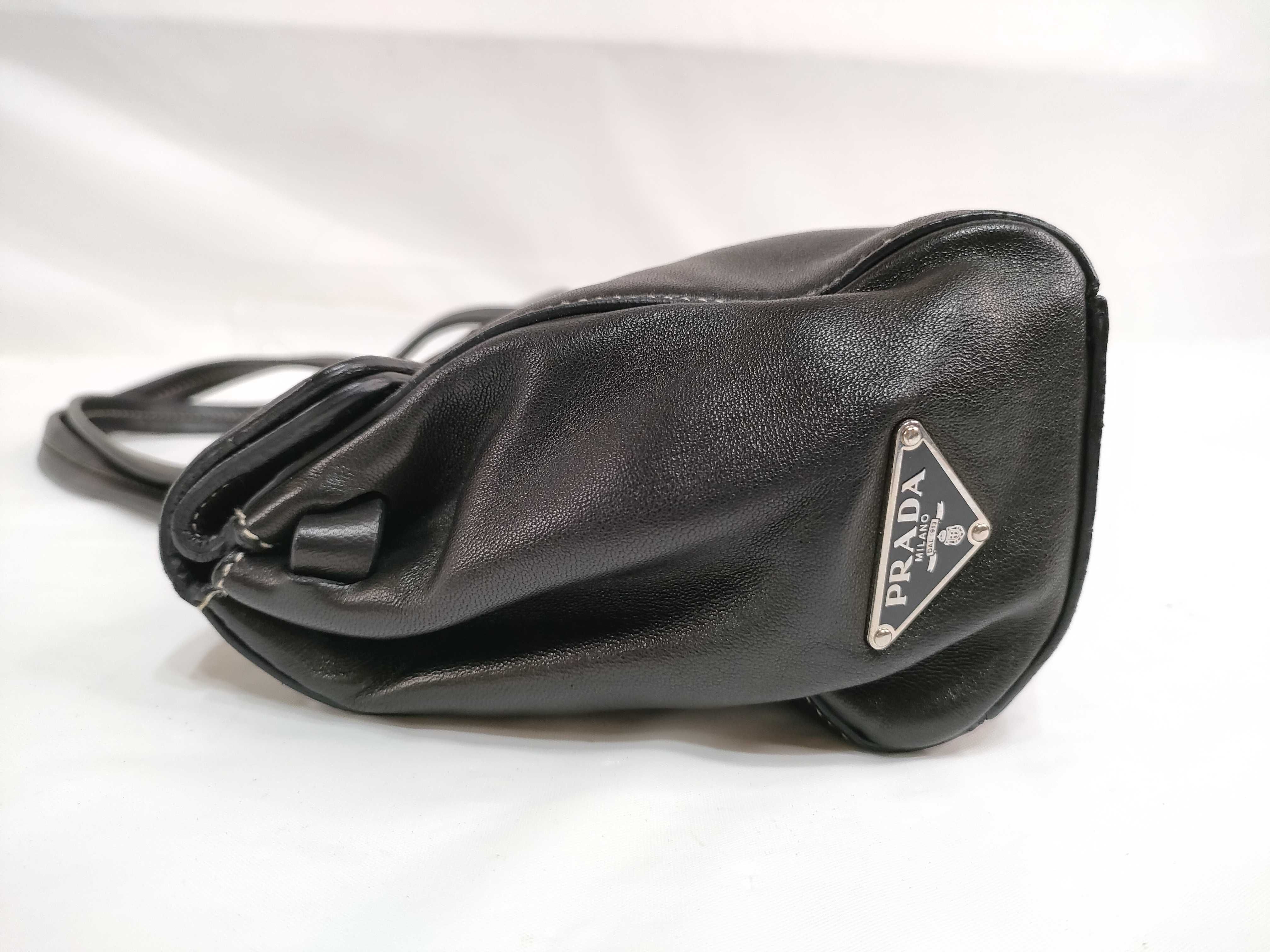 Tote Bag, Leather, Side Logo Plate, Handbag — view 9