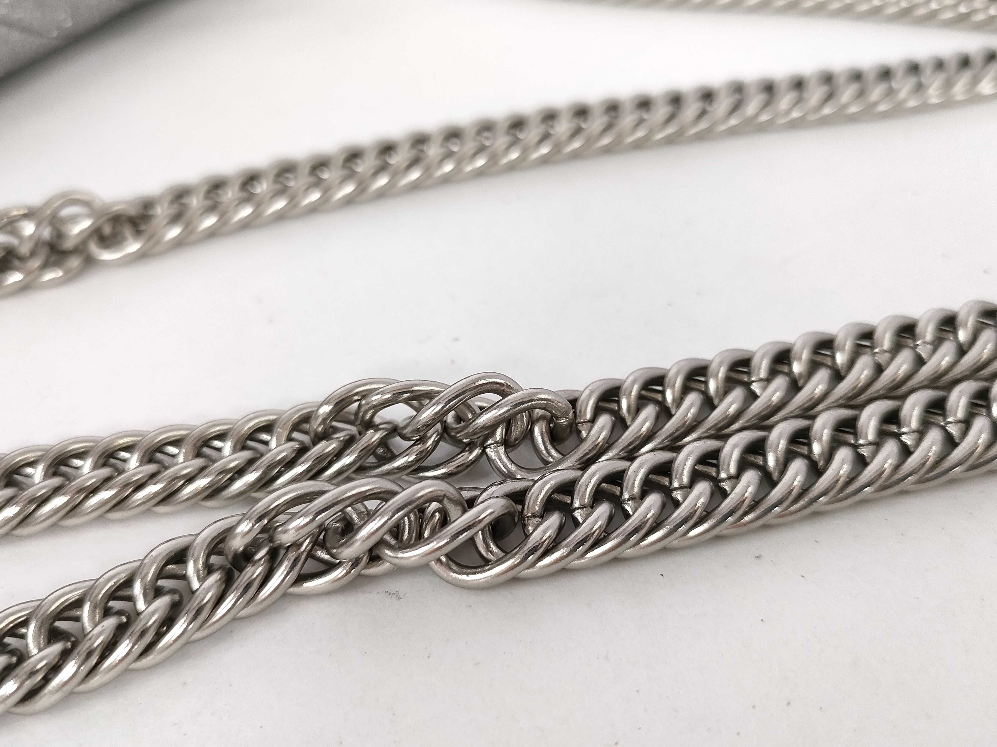Chain Shoulder Bag, Silver Shoulder Bag — view 4