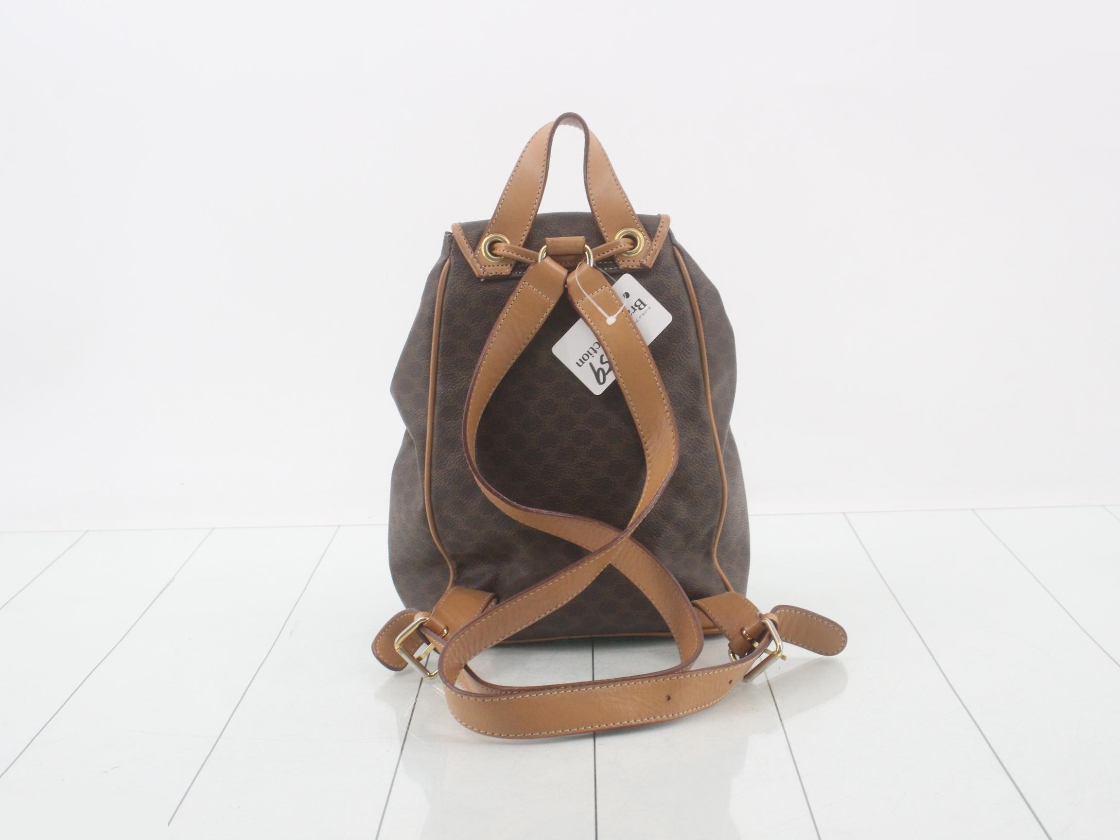 Macadam Gancini hardware PVC/leather backpack — view 2