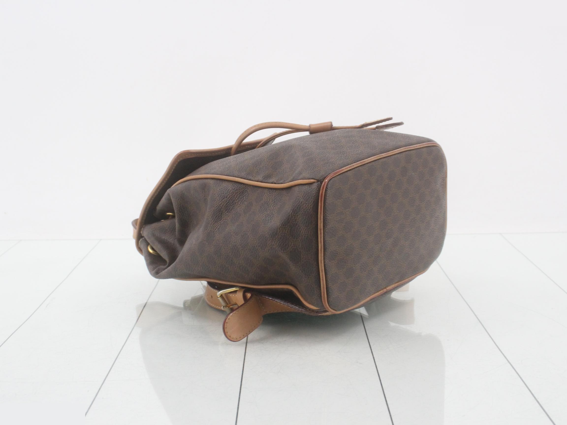 Macadam Gancini hardware PVC/leather backpack — view 5