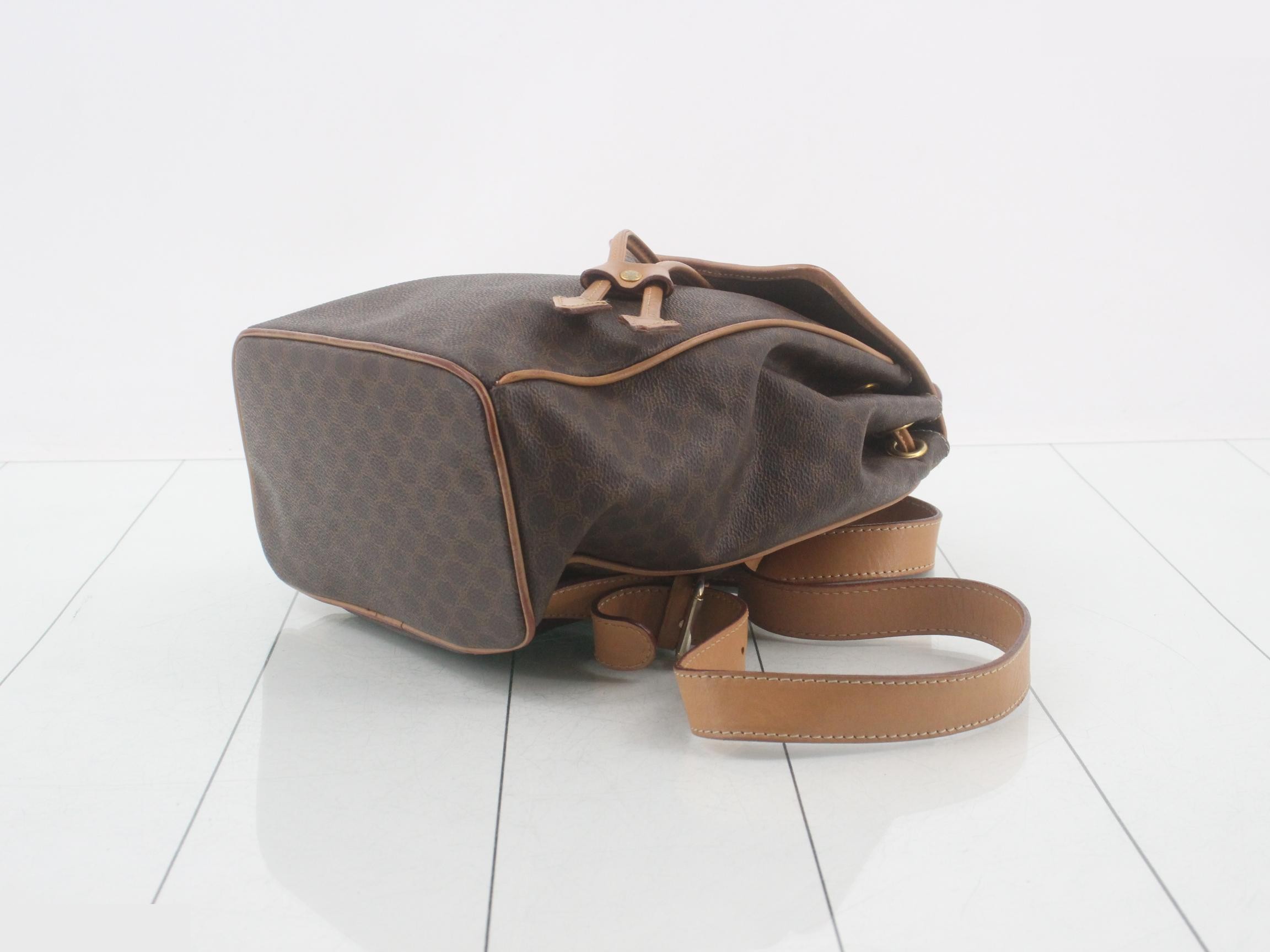 Macadam Gancini hardware PVC/leather backpack — view 6