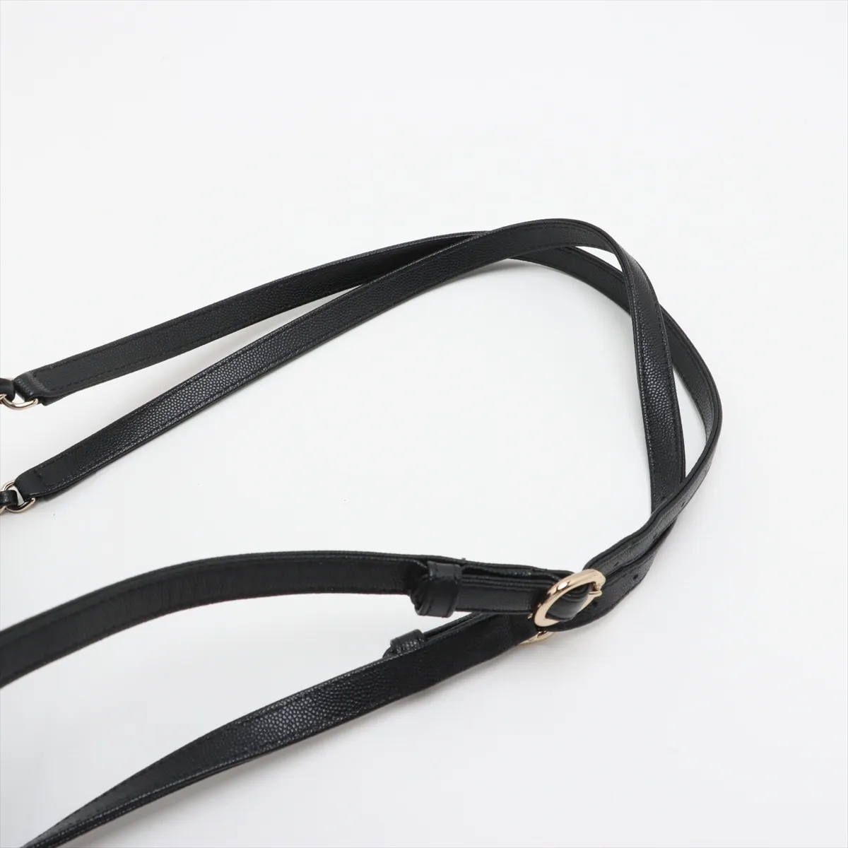 [Individually wrapped] Chanel Matelasse caviar skin chain backpack black gold hardware NN380549 random plate — view 6