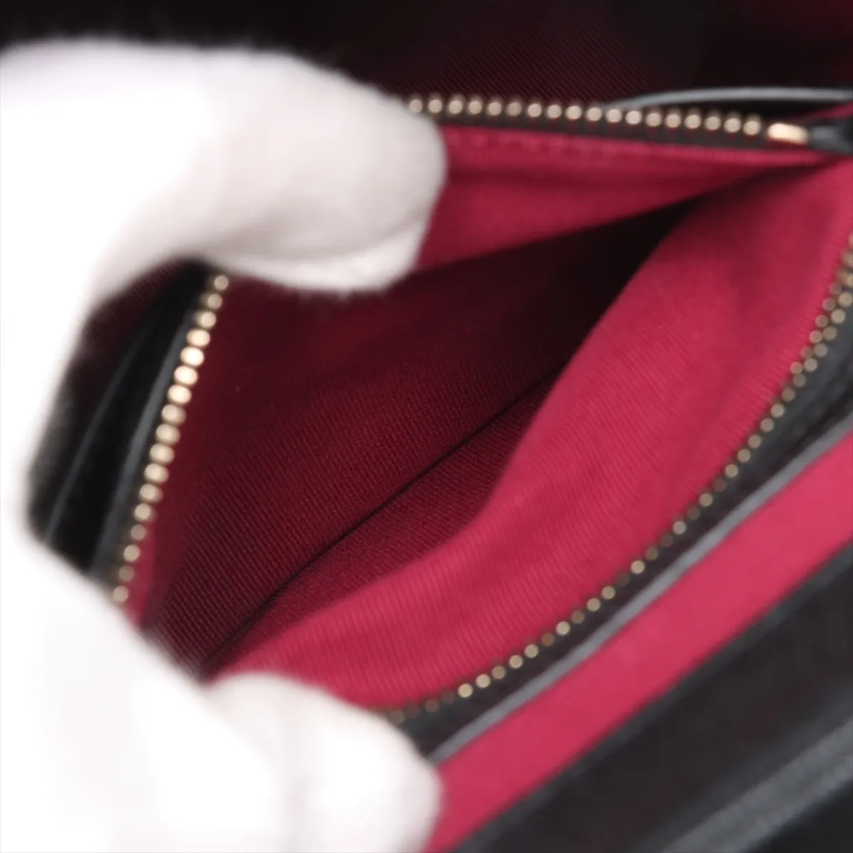 [Individually wrapped] Chanel Matelasse caviar skin chain backpack black gold hardware NN380549 random plate — view 8