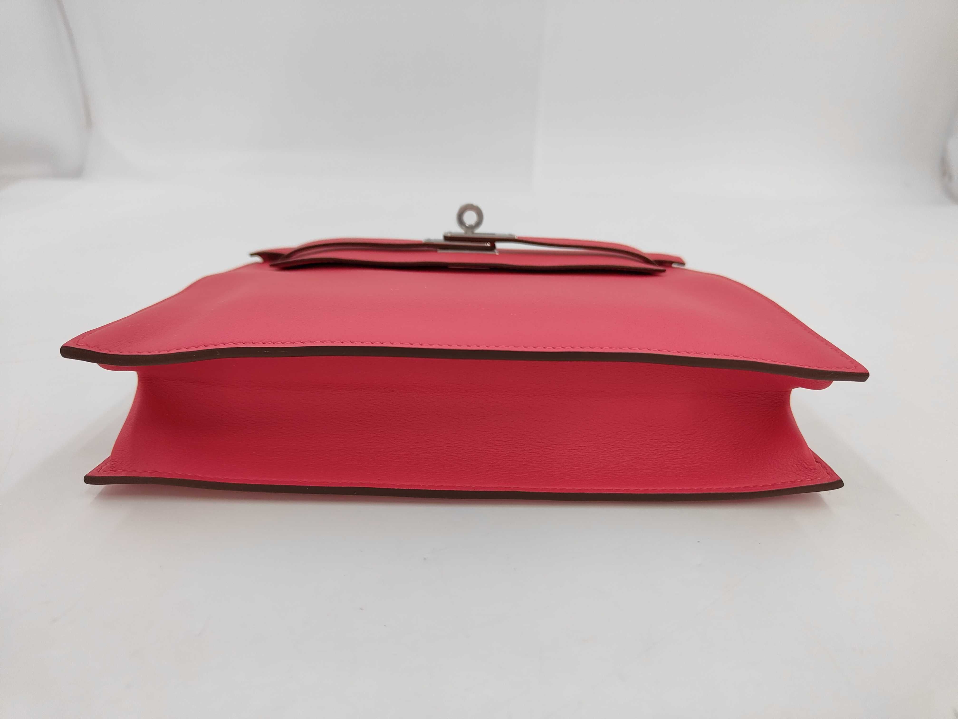 Kelly Dance Swift Pink Handbag with Silver Hardware (W Stamp) — view 3