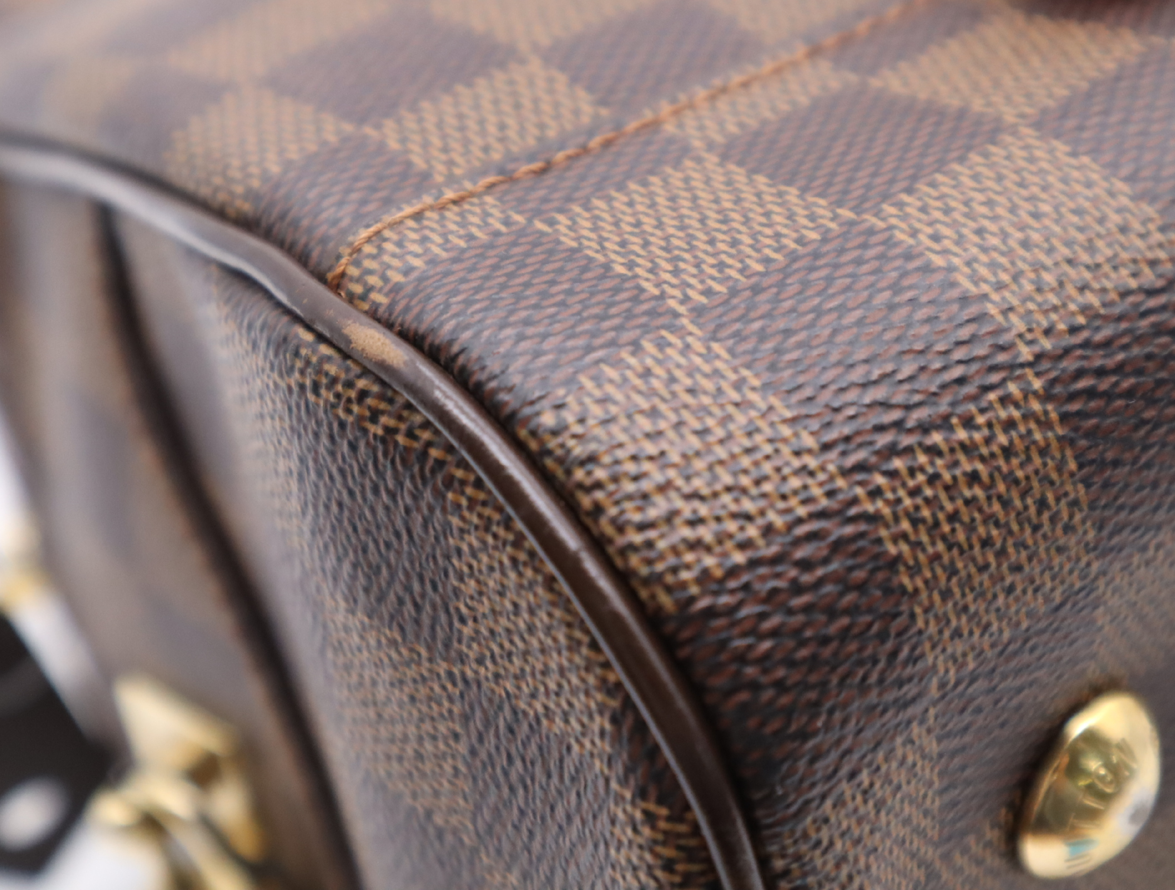 N60008 Damier Duomo Handbag with Padlock, 2 Keys, and Clochette — view 6
