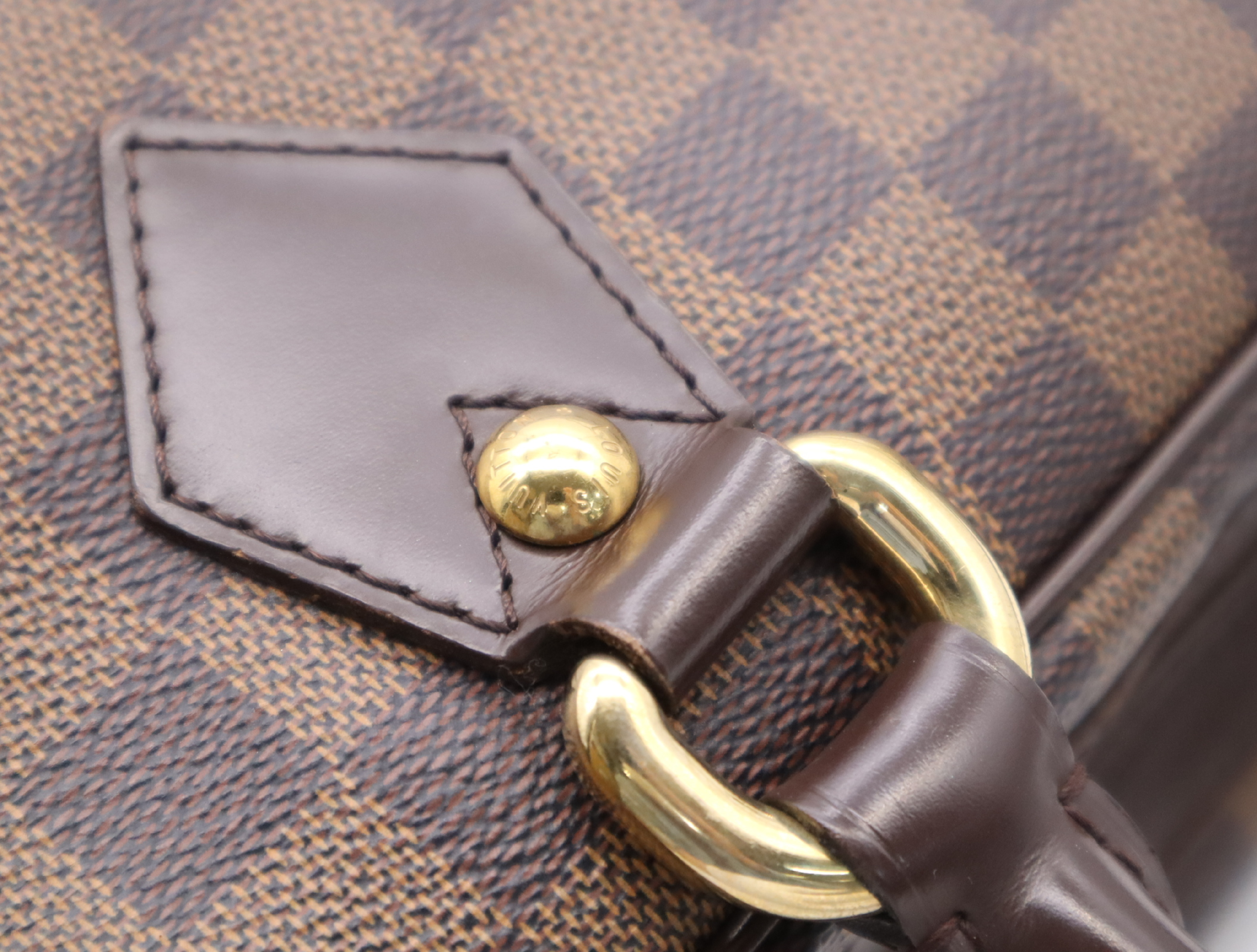N60008 Damier Duomo Handbag with Padlock, 2 Keys, and Clochette — view 9
