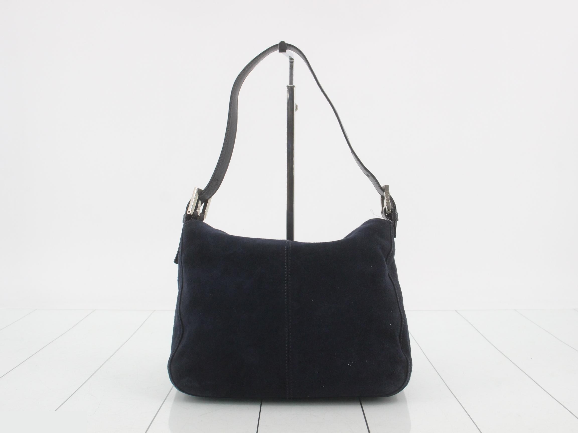 Mamma Baguette Suede Shoulder Bag — view 2