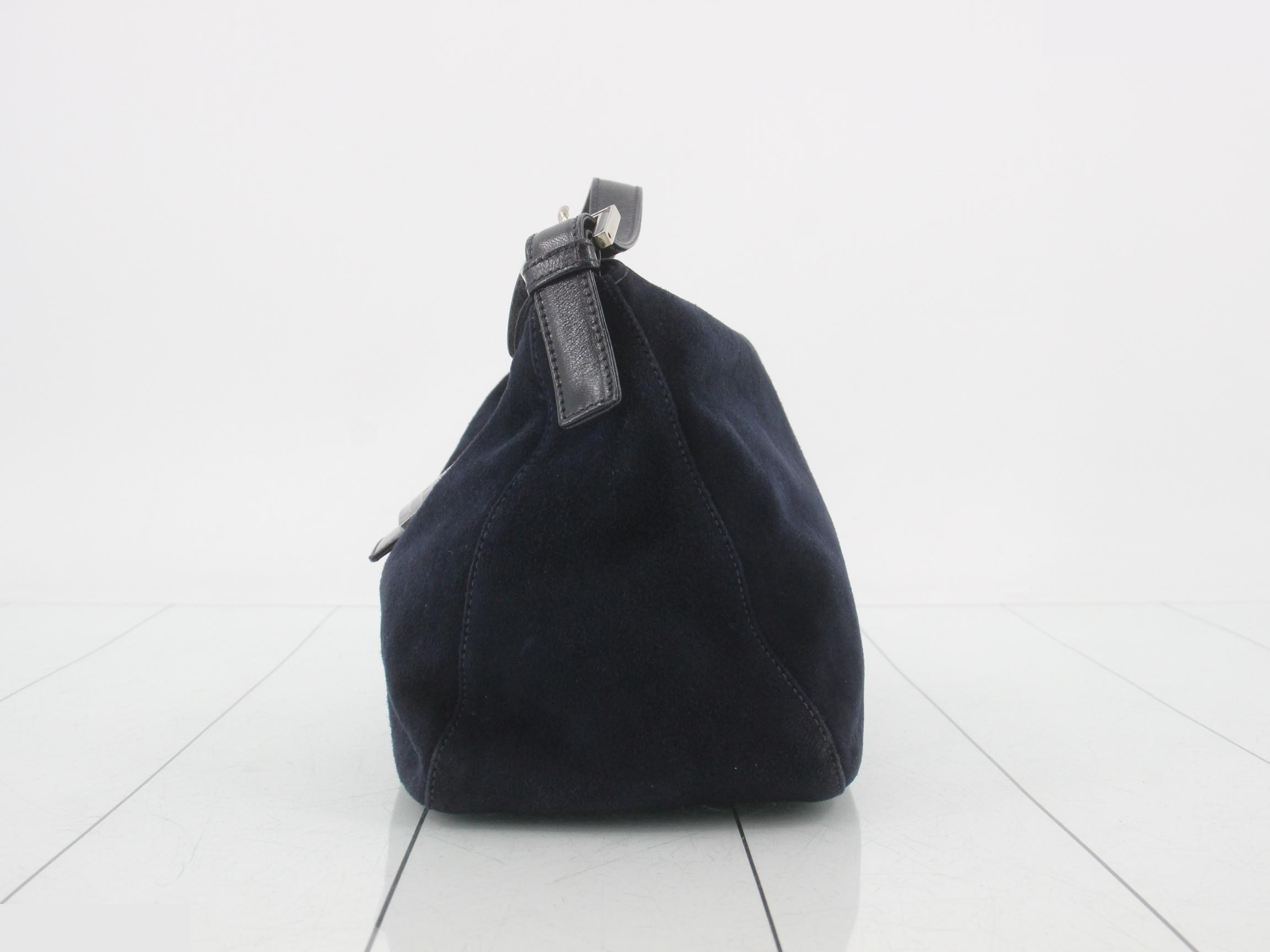 Mamma Baguette Suede Shoulder Bag — view 3