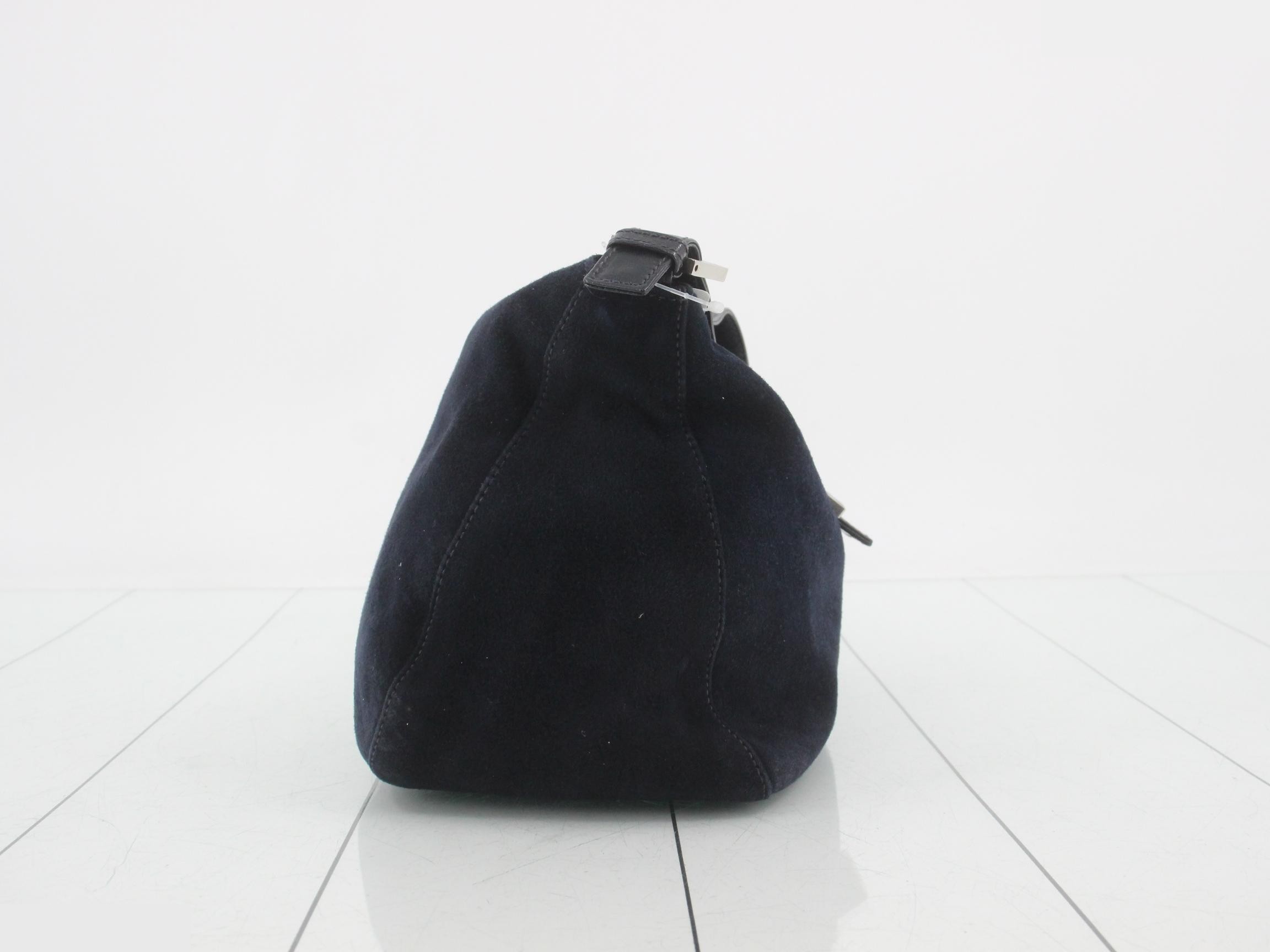 Mamma Baguette Suede Shoulder Bag — view 4