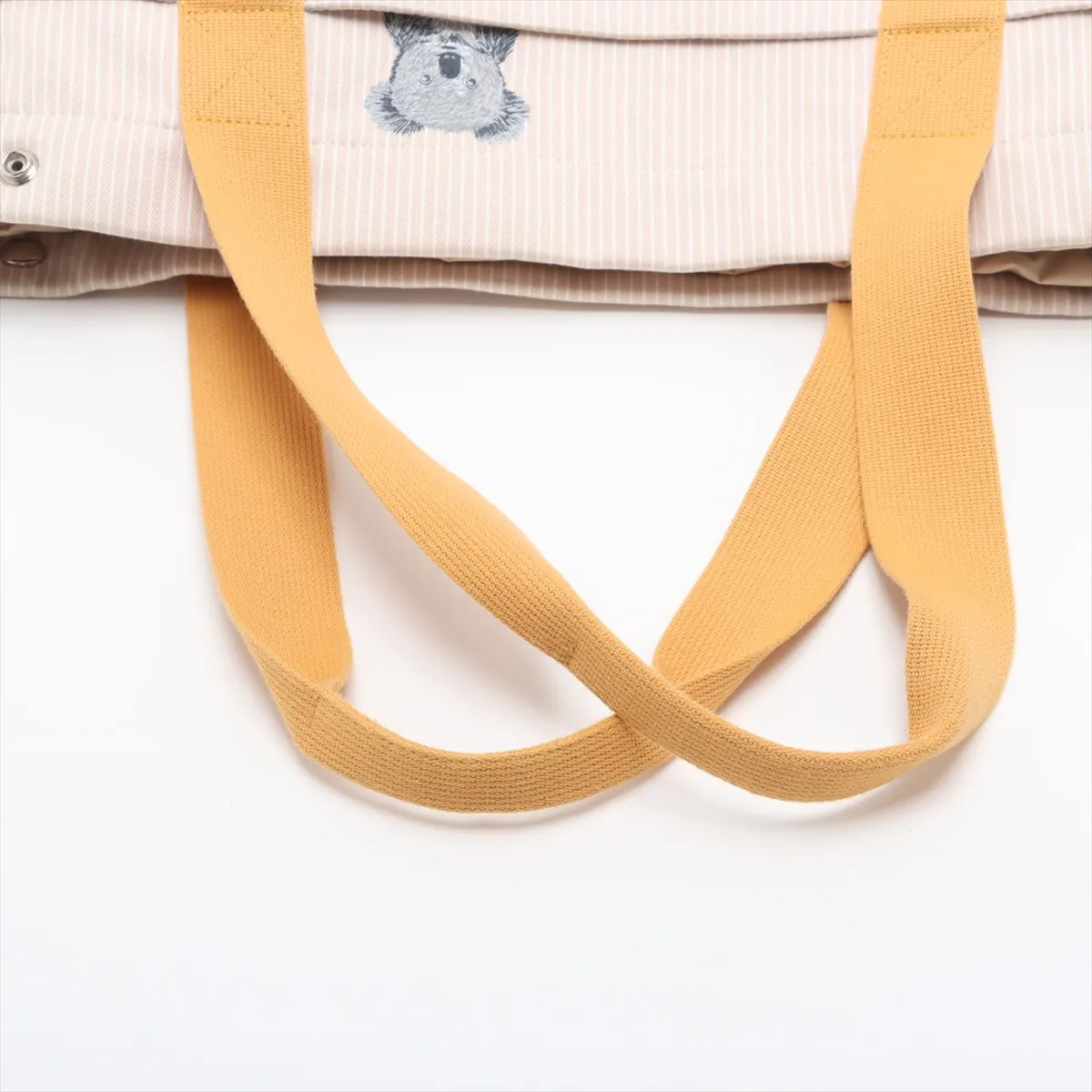 Pass Canvas Beige Silver Hardware — view 5