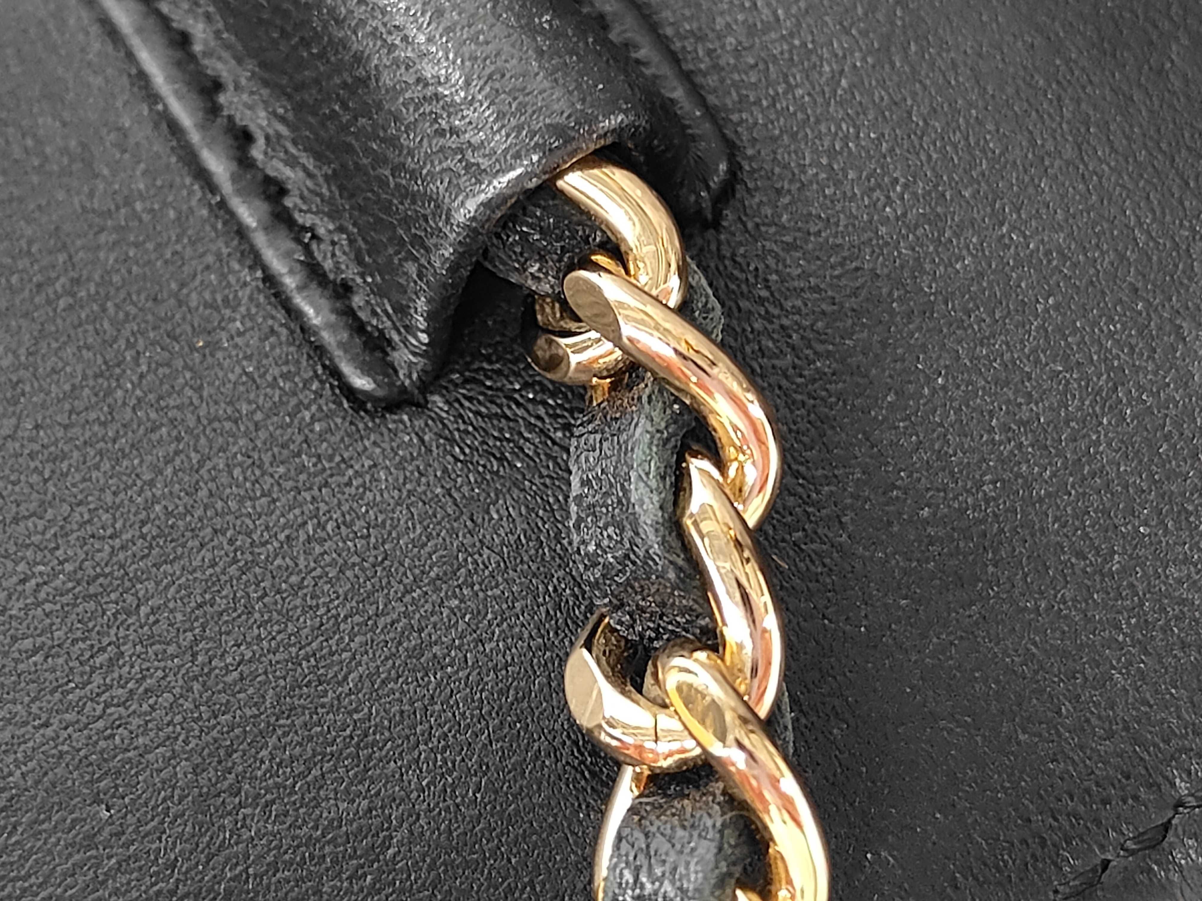 Matelassé Chain Wallet, Black Calfskin, G3J22X0C Shoulder Bag — view 5