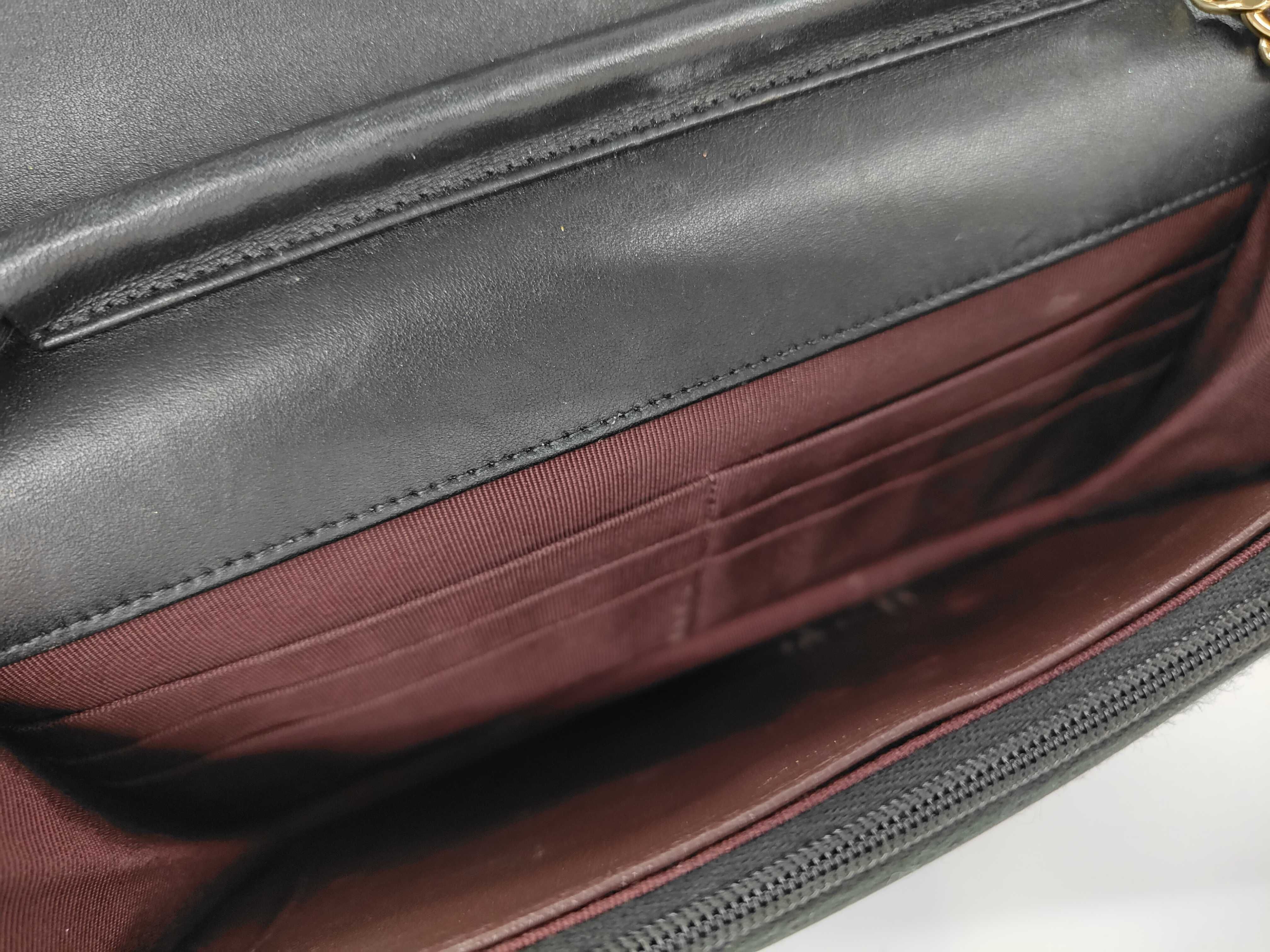 Matelassé Chain Wallet, Black Calfskin, G3J22X0C Shoulder Bag — view 10